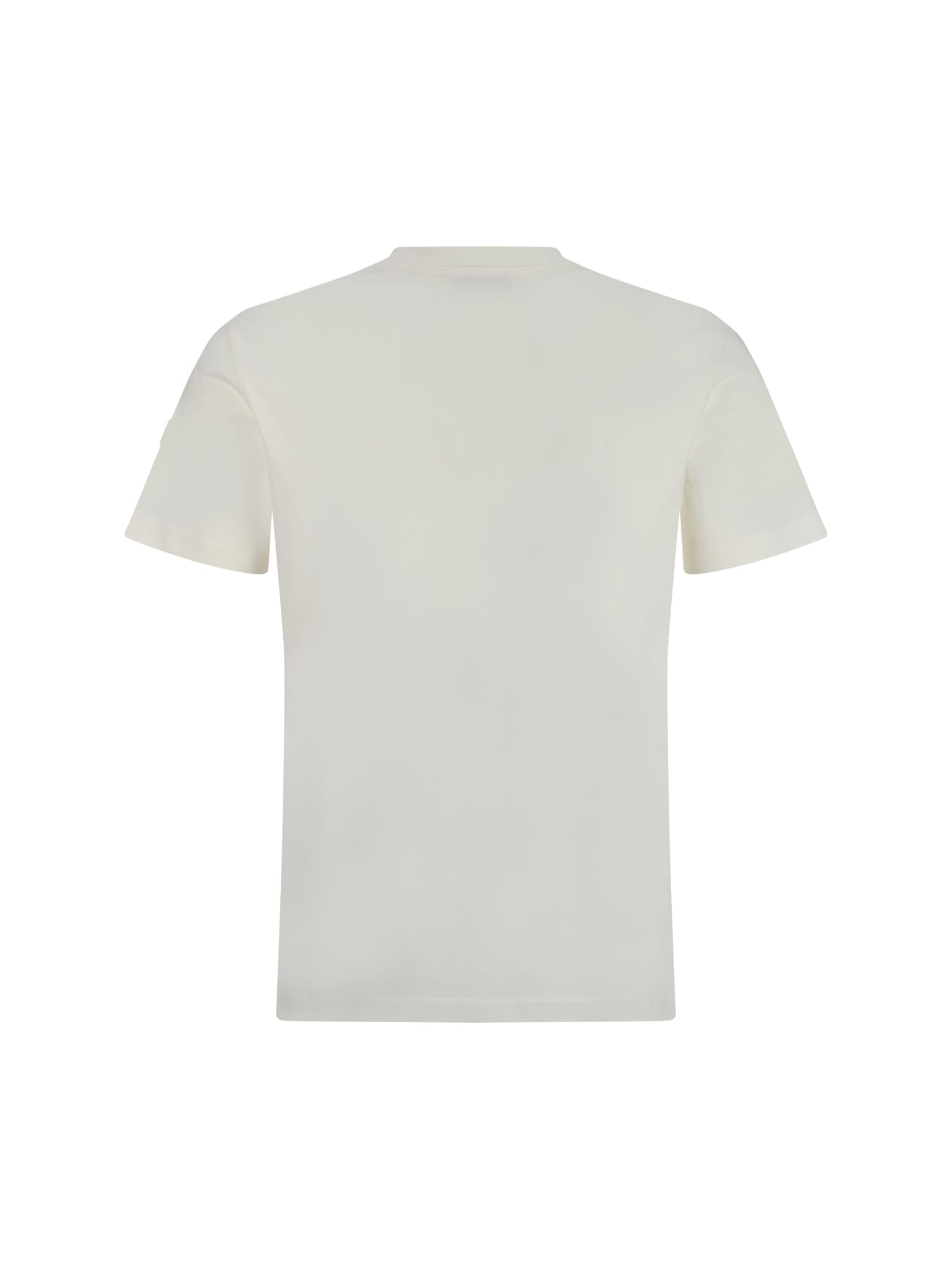 Shop Moncler T-shirt In White