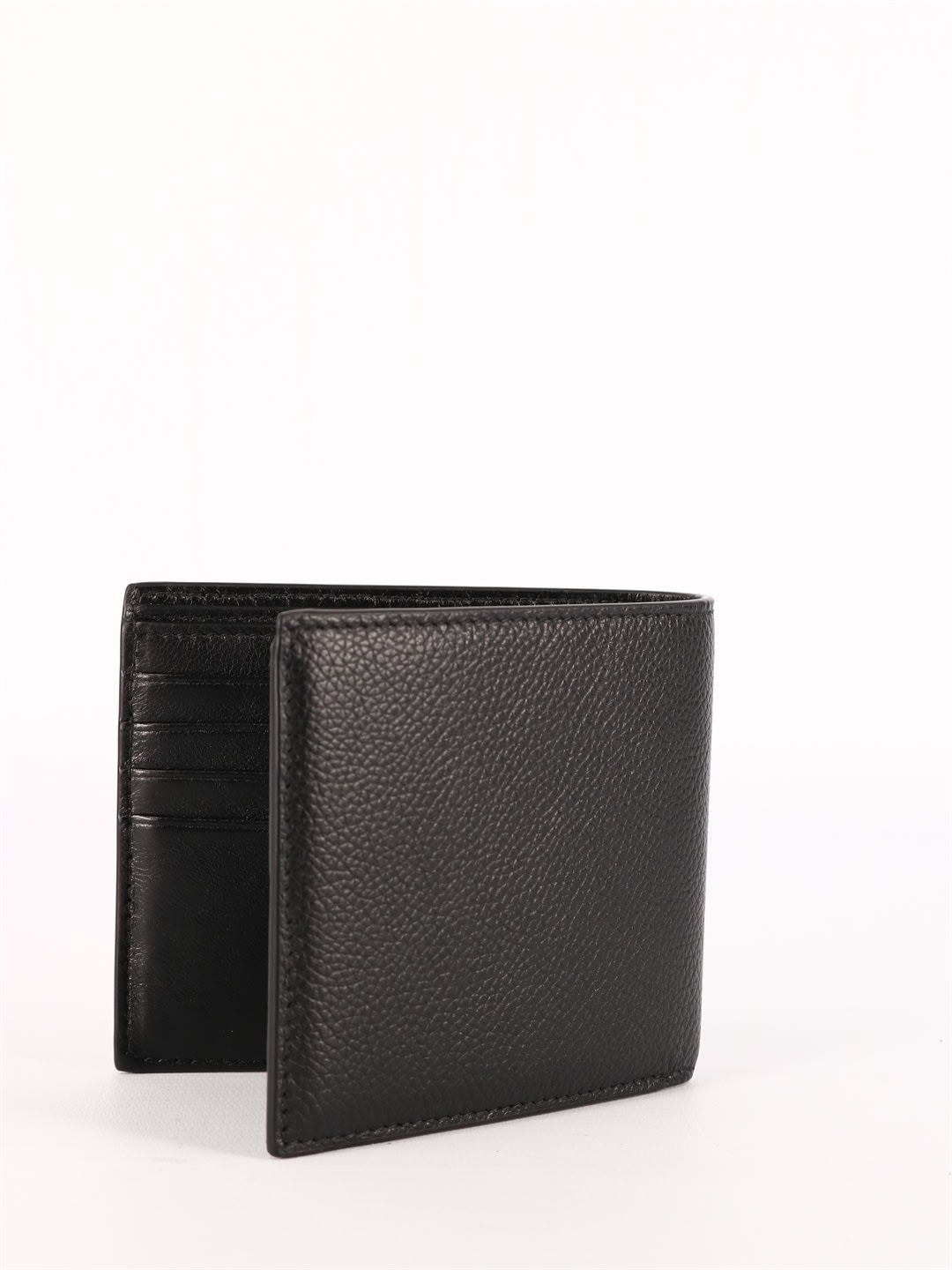 Shop Balenciaga Cash Square Wallet In Black