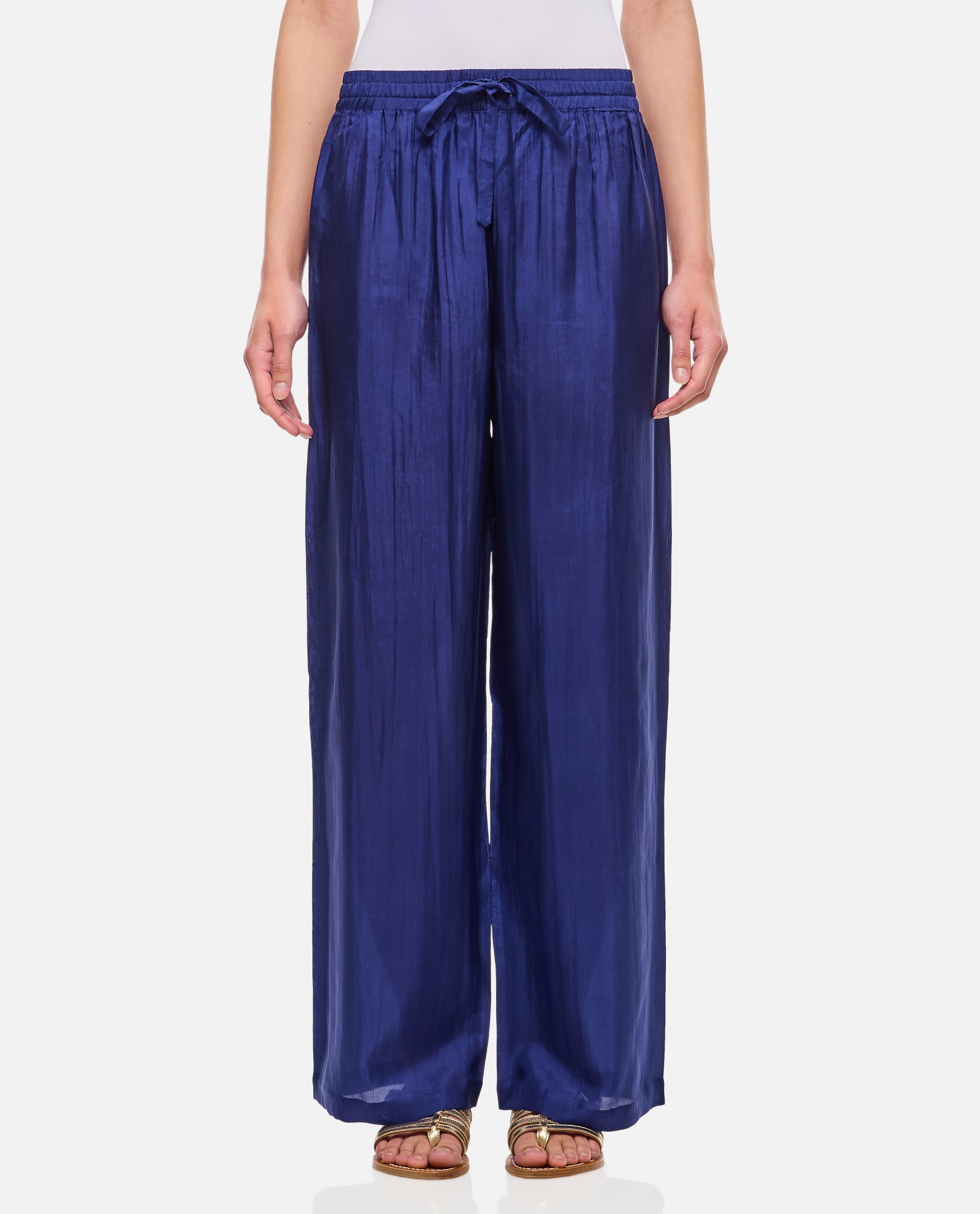 Silk Palazzo Pants