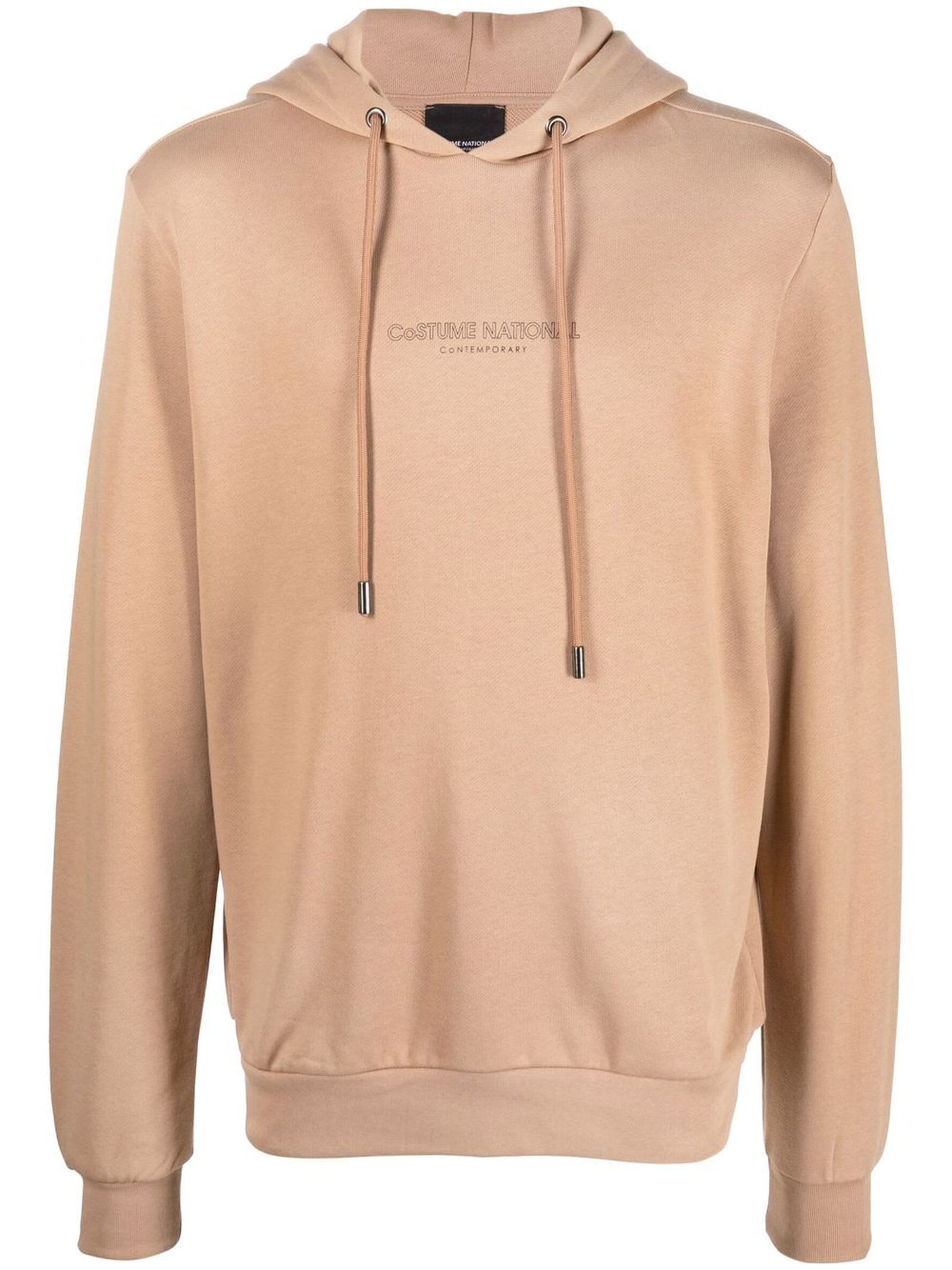 CoSTUME NATIONAL CONTEMPORARY Beige Cotton Hoodie