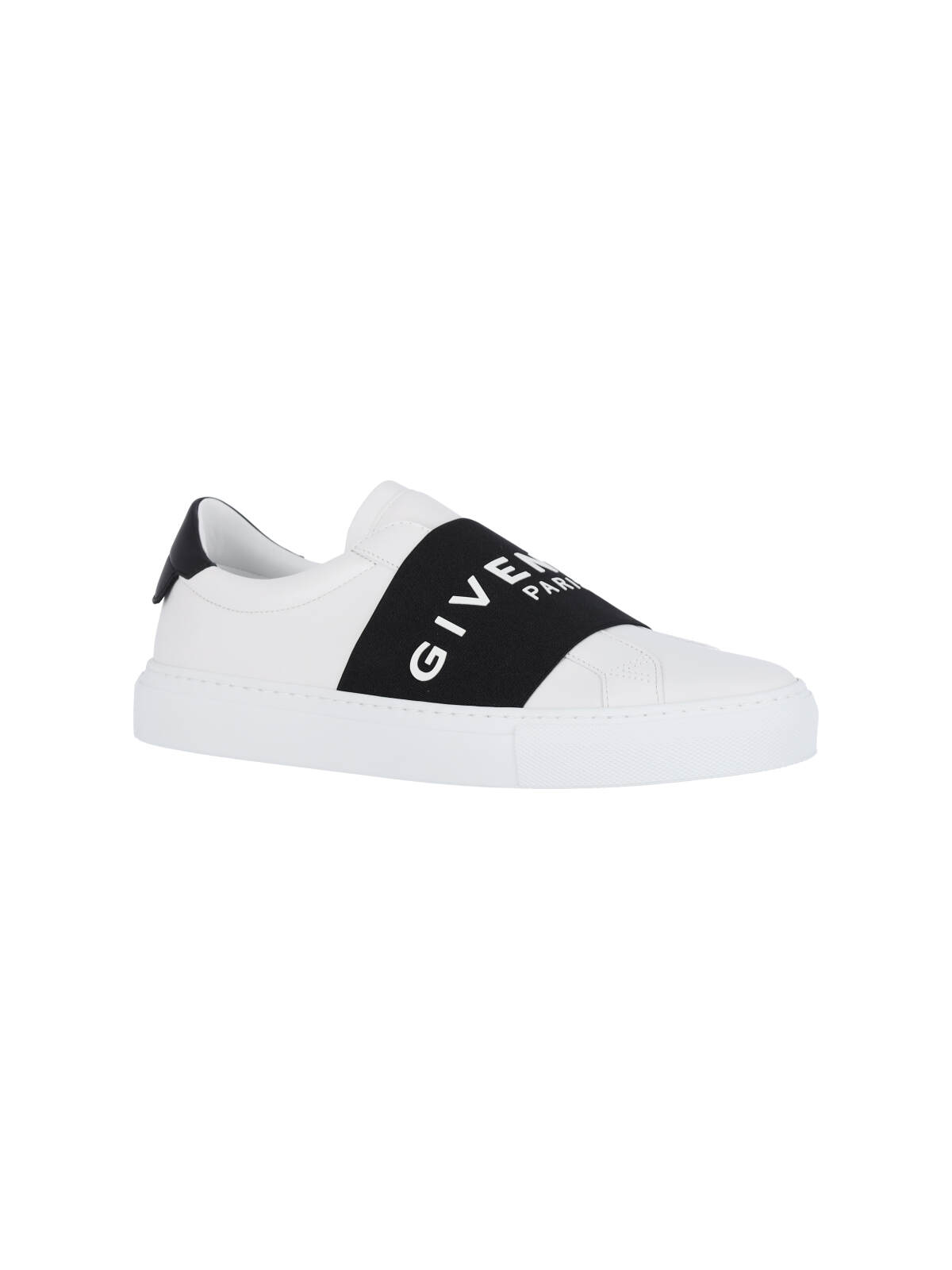 Givenchy Urban Street Sneakers In Leather With Elastic Band In White