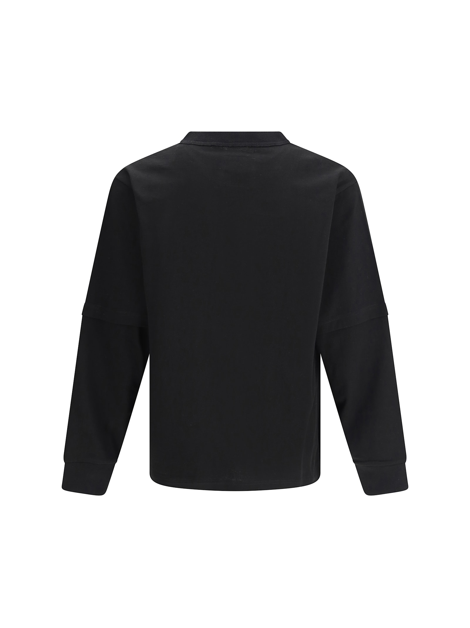 Sacai Long-sleeved T-shirt In Black