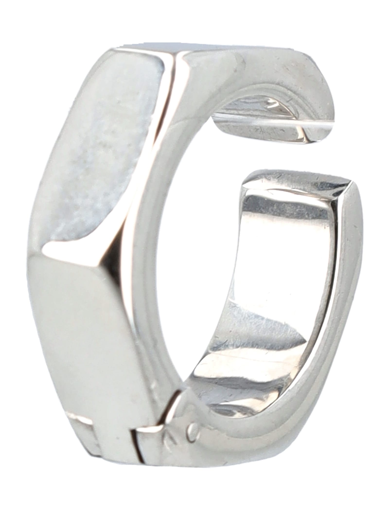 Shop Emanuele Bicocchi Bolt Single Ear Cuff In Silver