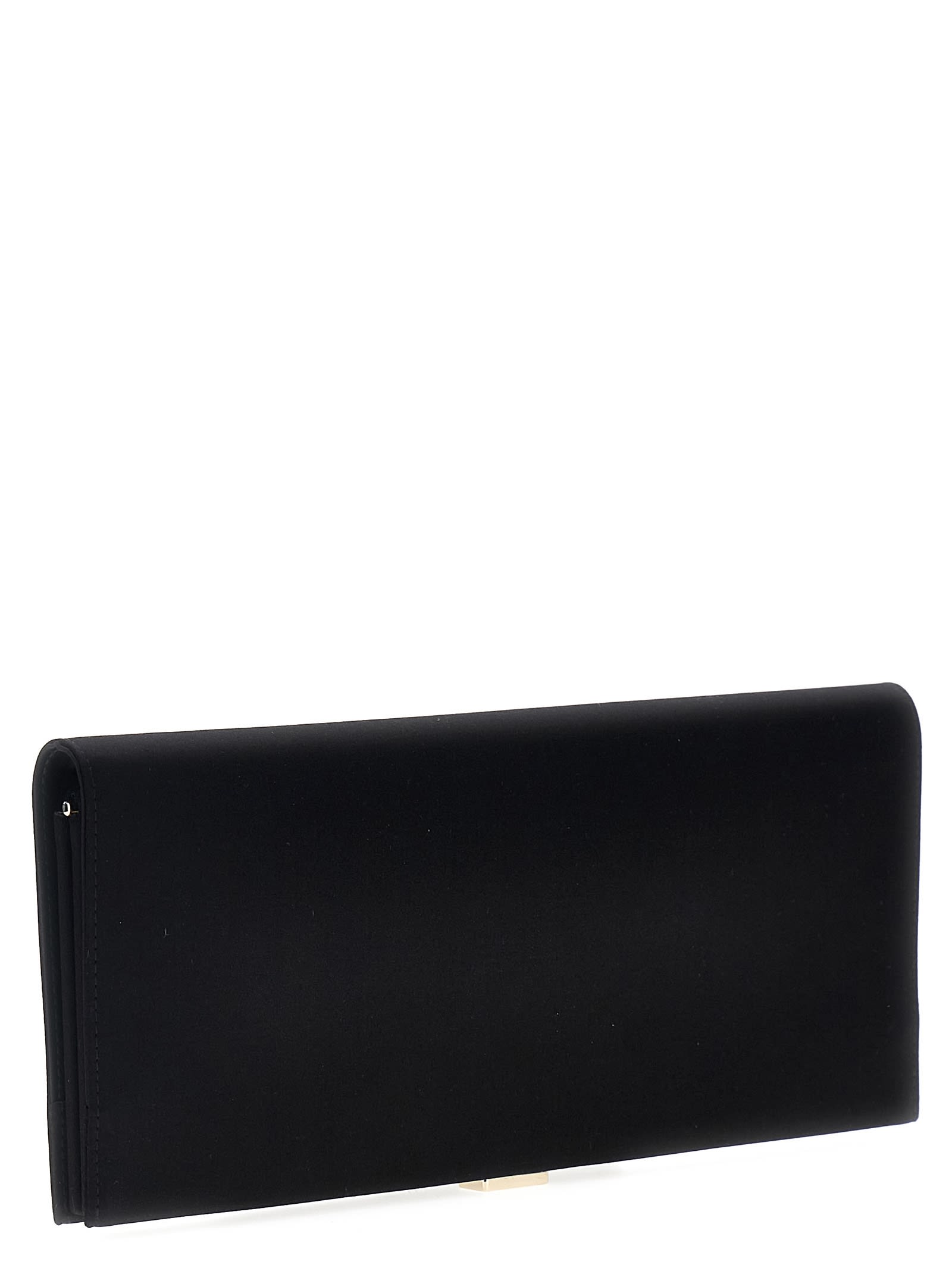 Shop Roger Vivier Pilgrim Small Clutch In Black