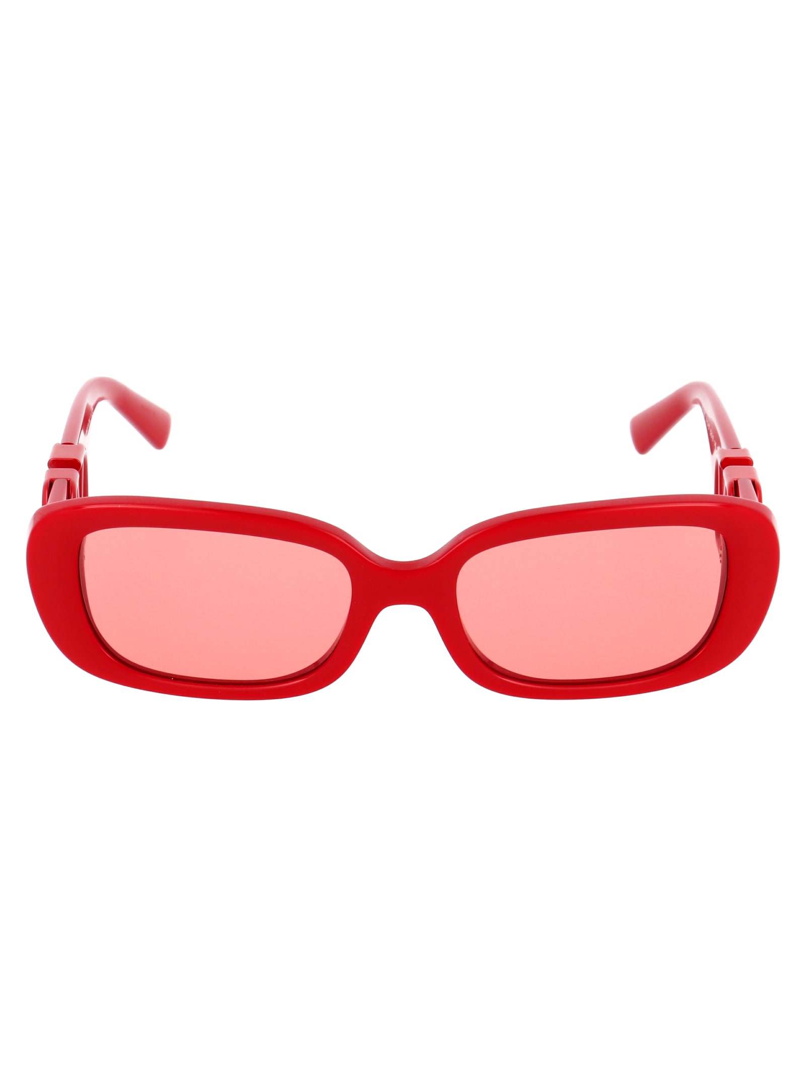 Valentino Sunglasses In Red