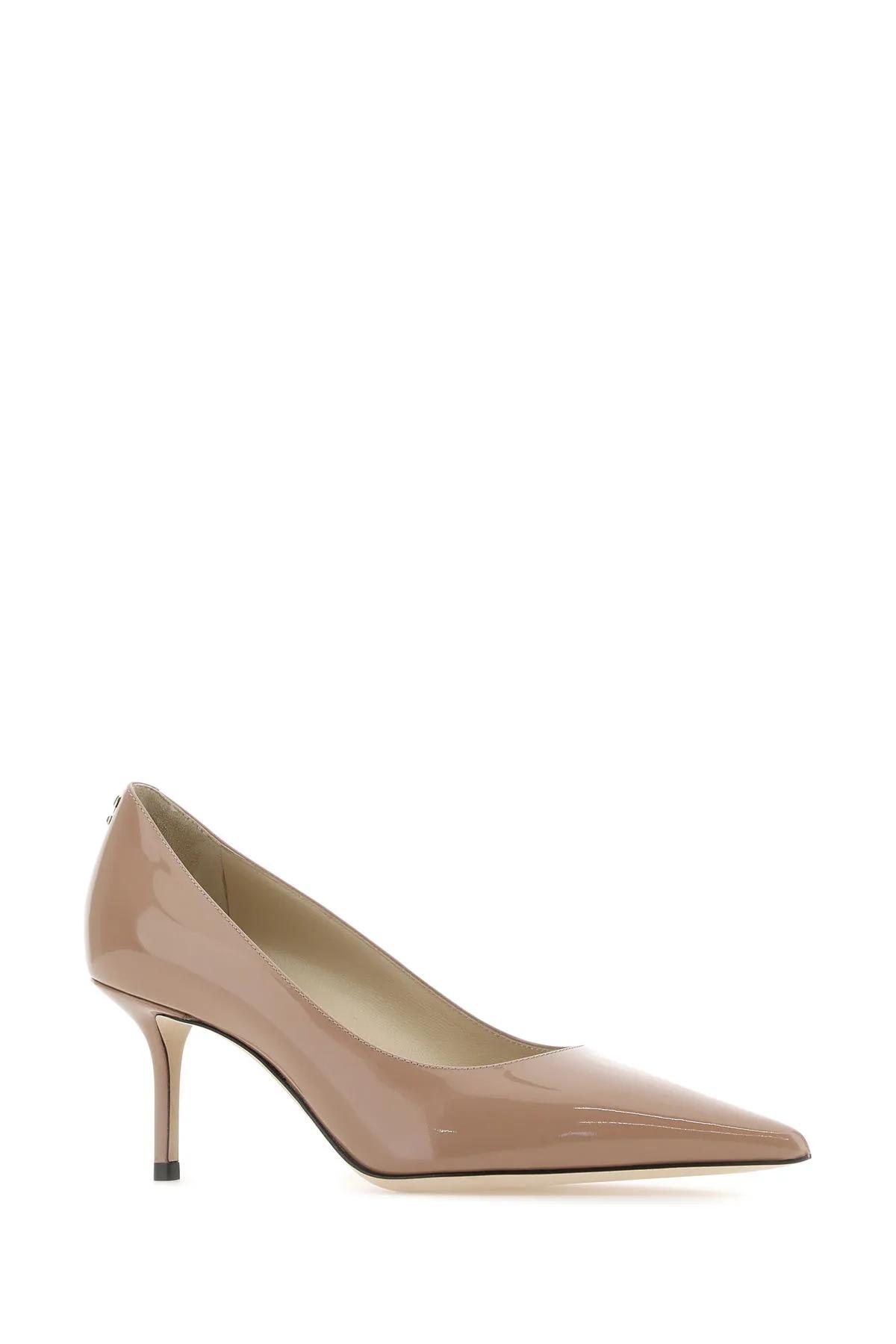 Shop Jimmy Choo Antiqued Pink Love 65 Pumps In Powder