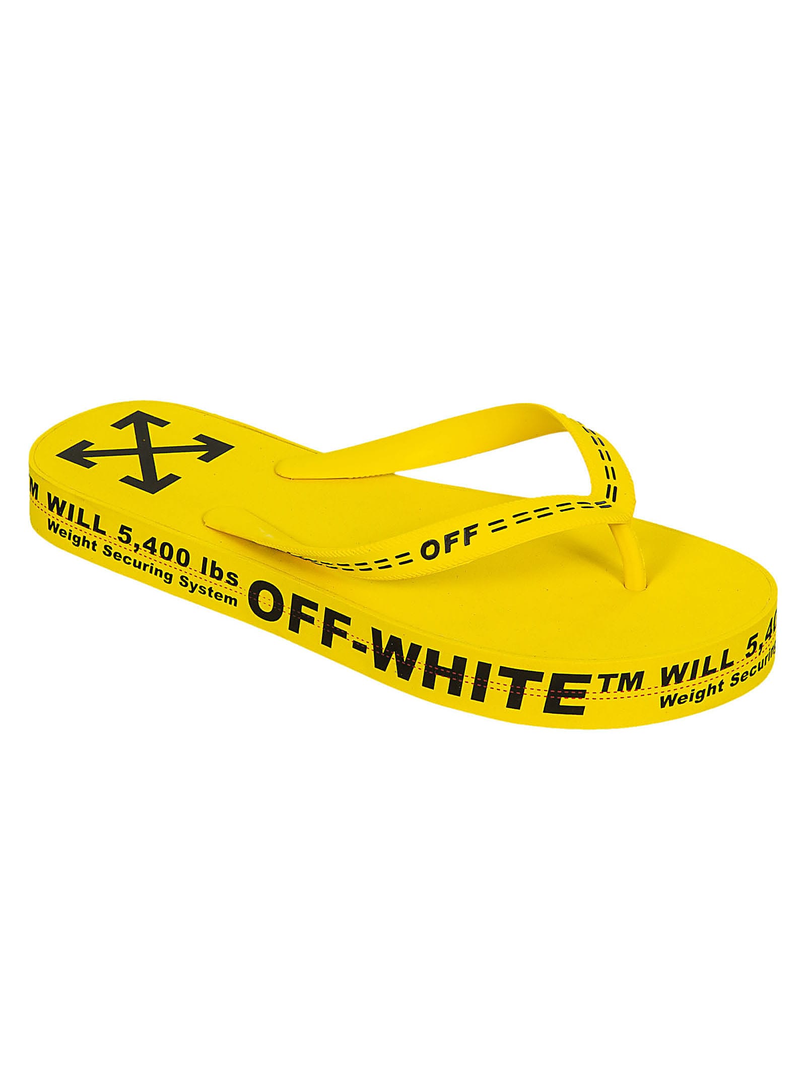 flip flop off white