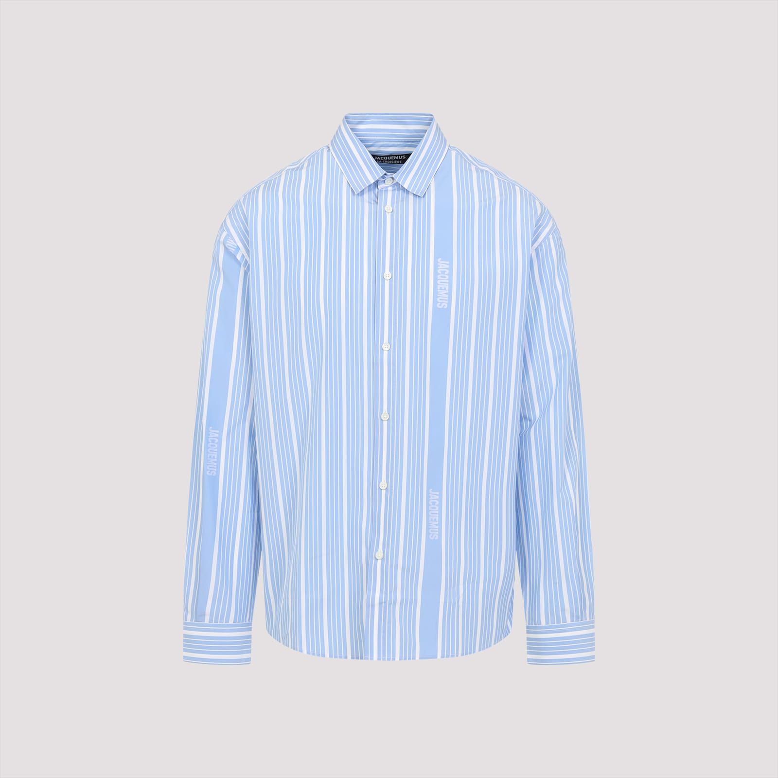 Jacquemus Trousers Cruise Cotton Elasticated Waistband In Blue