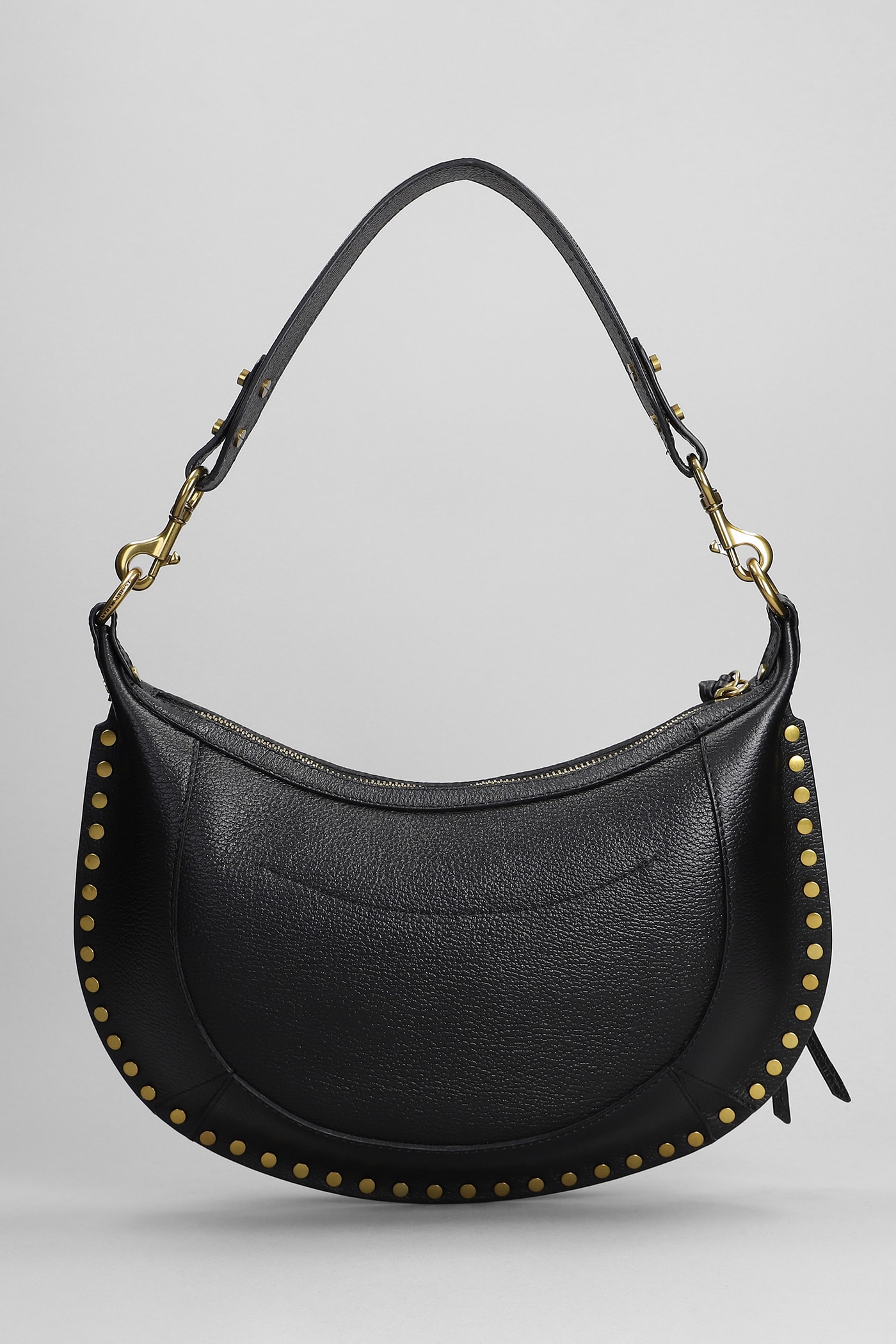 Shop Isabel Marant Naoko Shoulder Bag In Black Leather