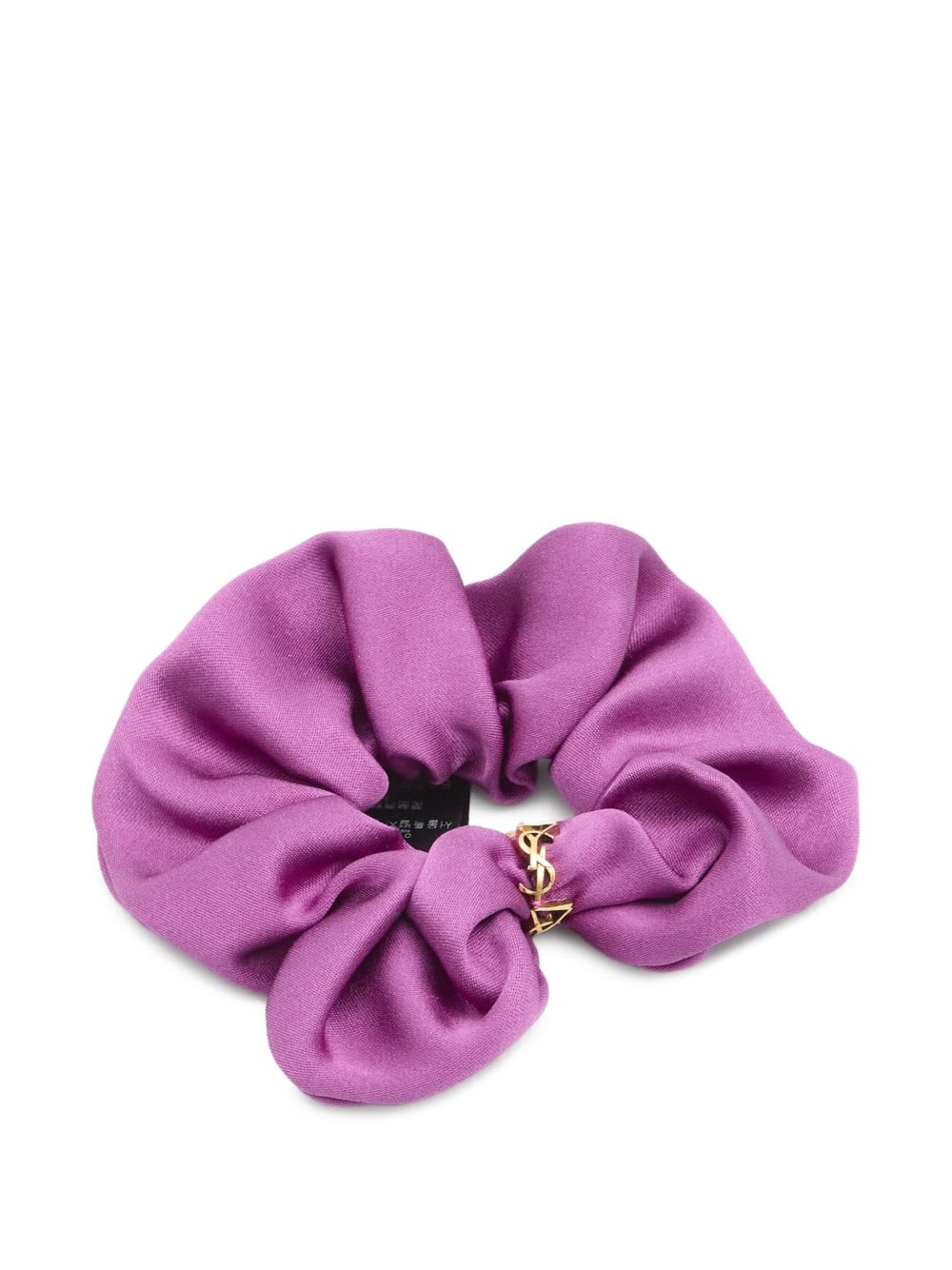 Saint Laurent Silk Scrunchie In Red