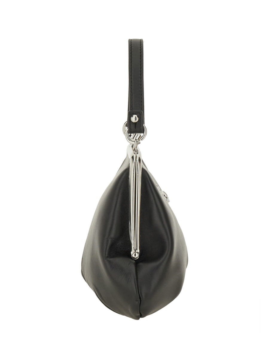 Vivienne Westwood Granny Frame Purse In Black