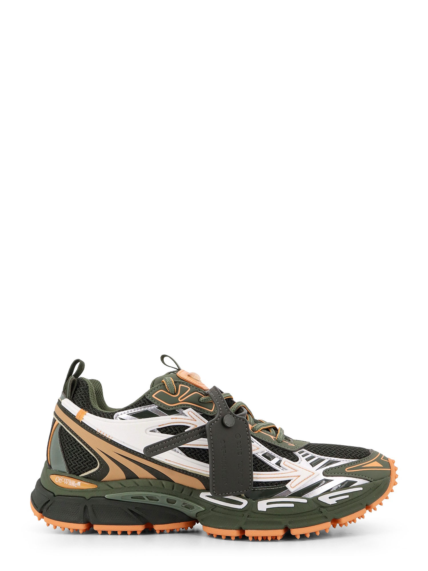 Shop Off-white Be Right Back Sneakers In Green - Peach