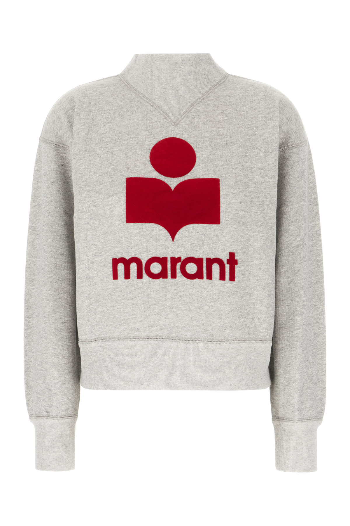 Marant Étoile Melange Grey Cotton Blend Sweatshirt