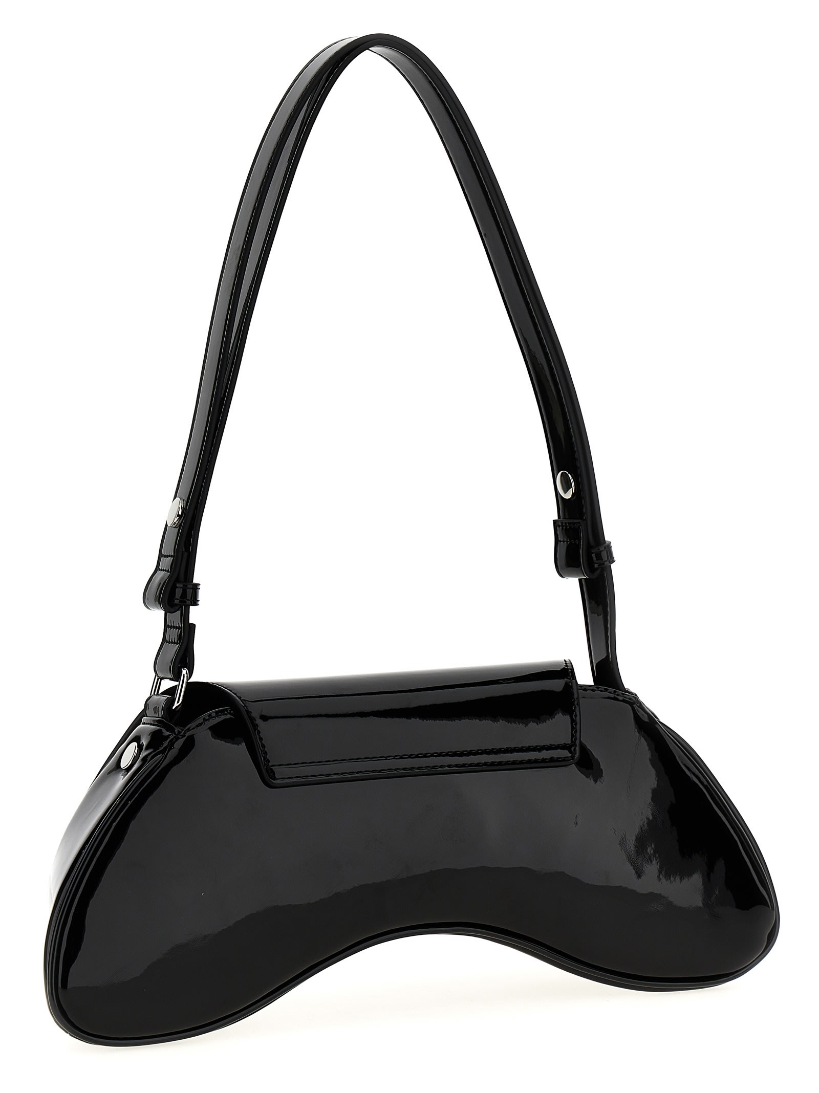 Diesel Women Play Shoulder Responsible Bag In Black