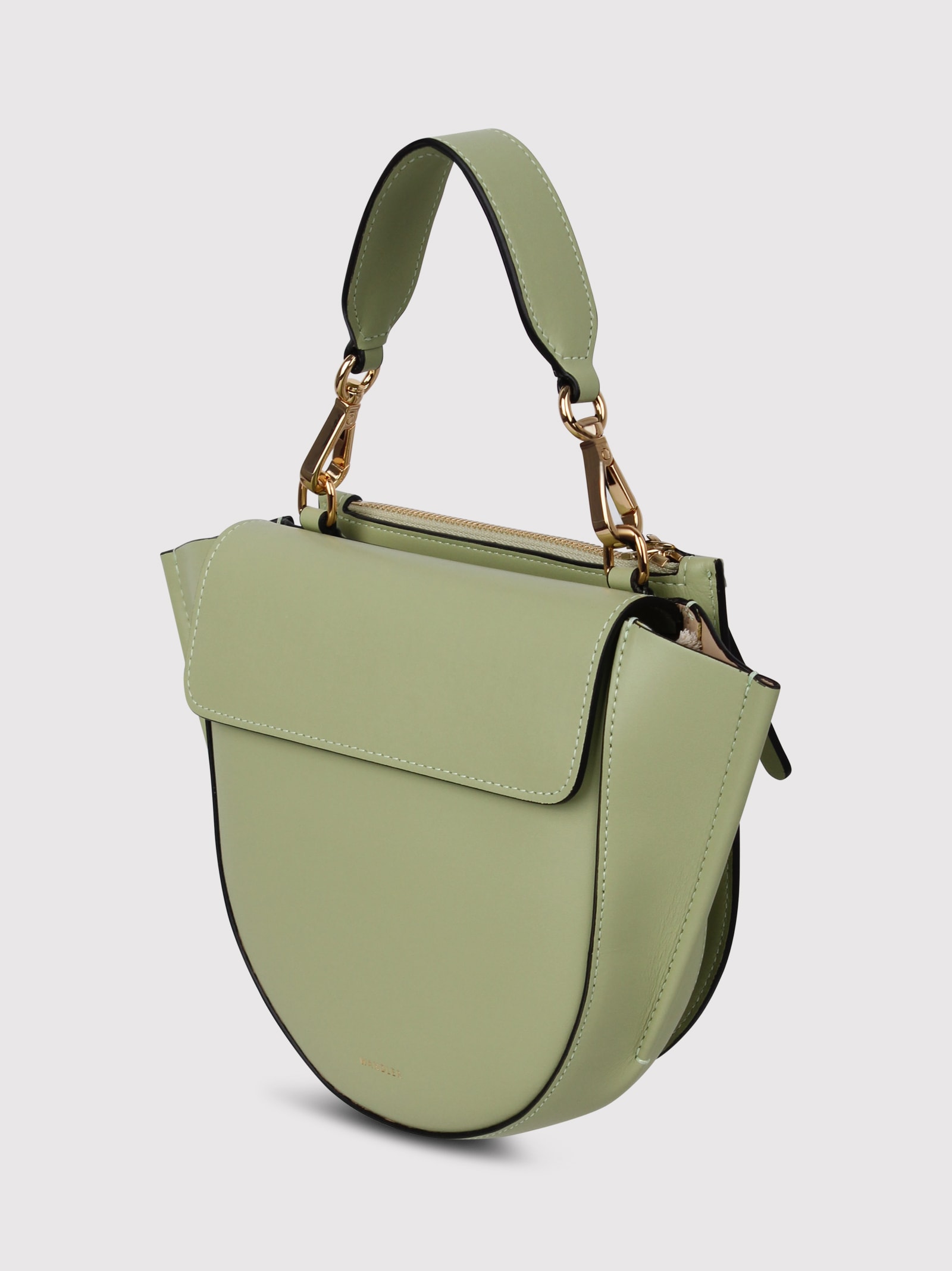 Shop Wandler Small Hortensia Leather Bag