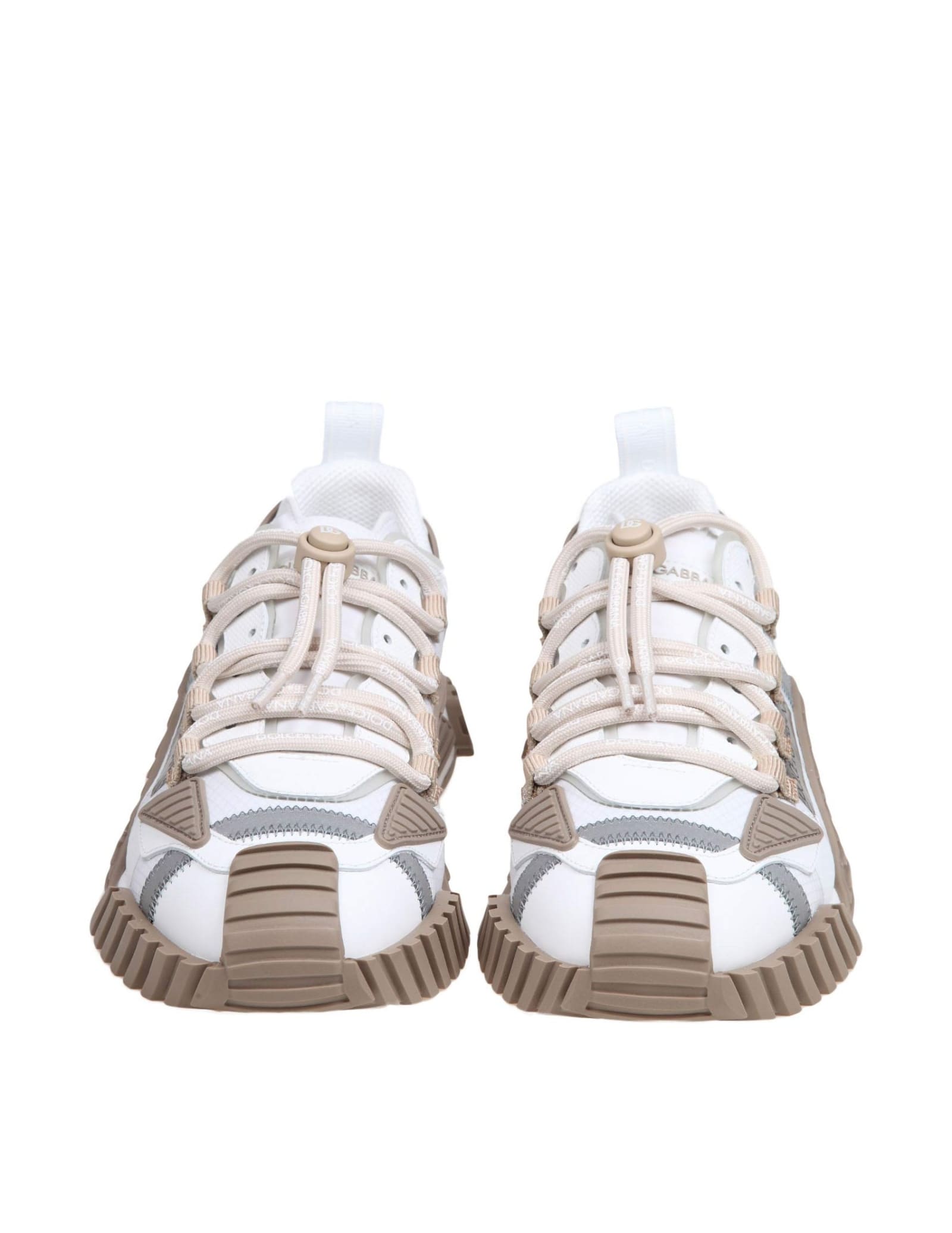 Shop Dolce & Gabbana Ns1 Sneaker In Mix Materials In White