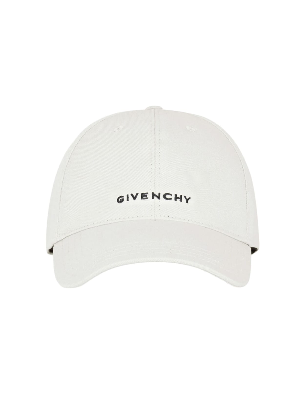 GIVENCHY STONE GREY BASEBALL HAT WITH 4G EMBROIDERY