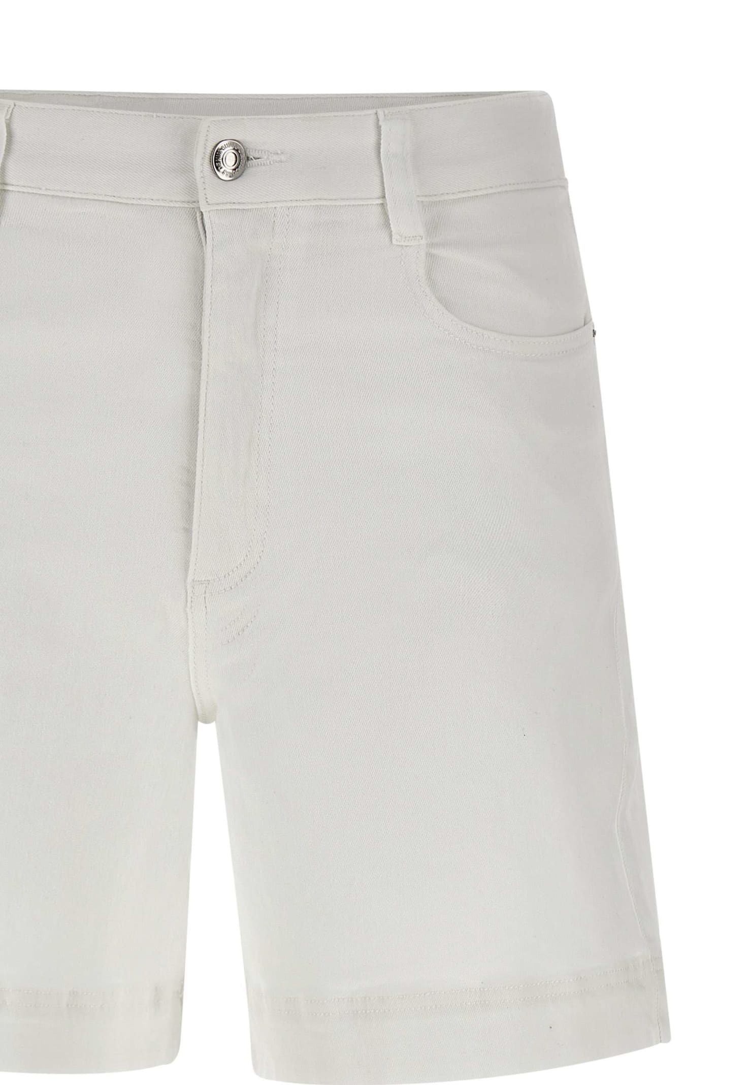 Shop Sun 68 Cotton Shorts In White