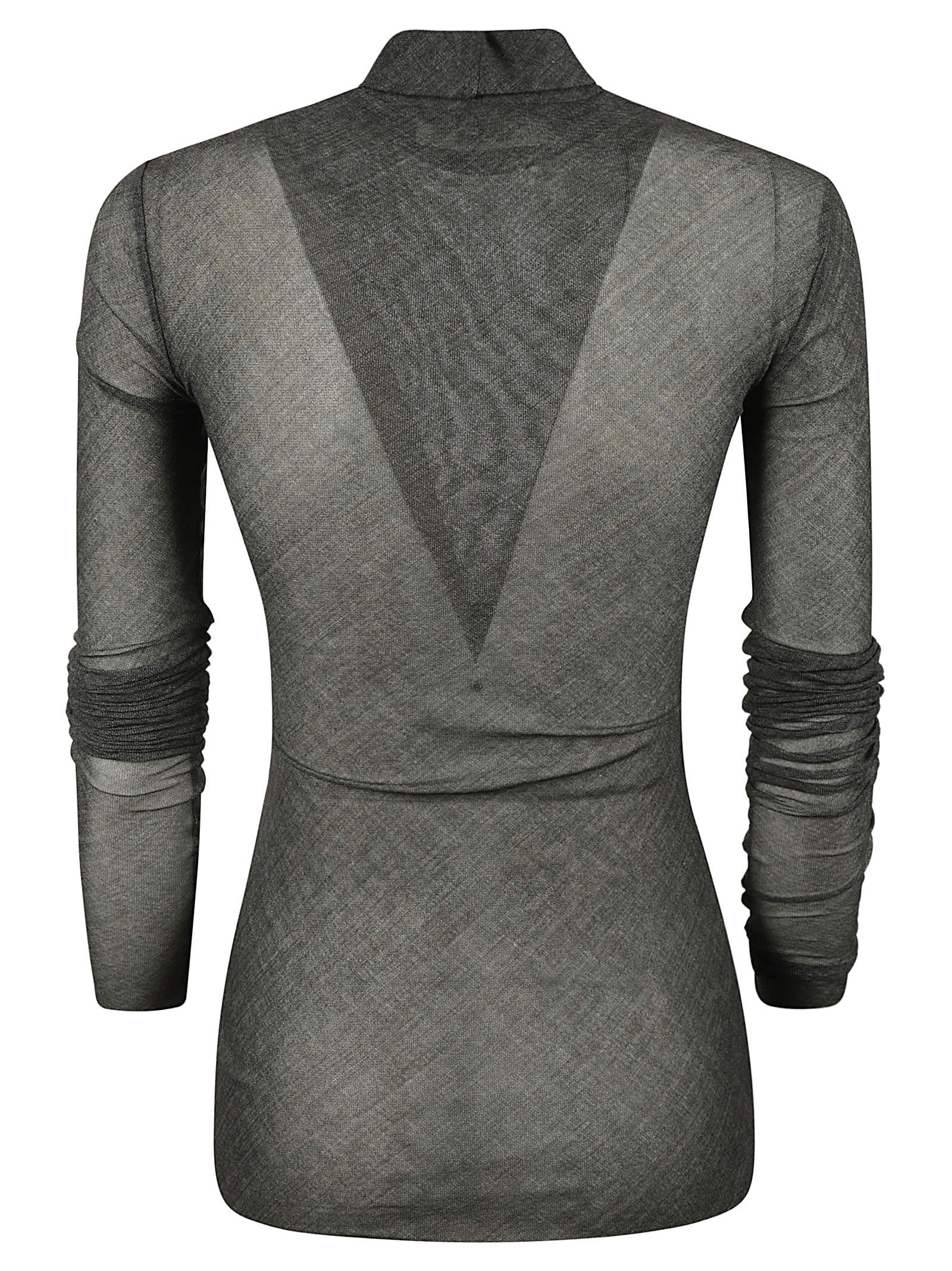 Shop Philosophy Di Lorenzo Serafini High-neck Slim Fit Sweater In Anthracite