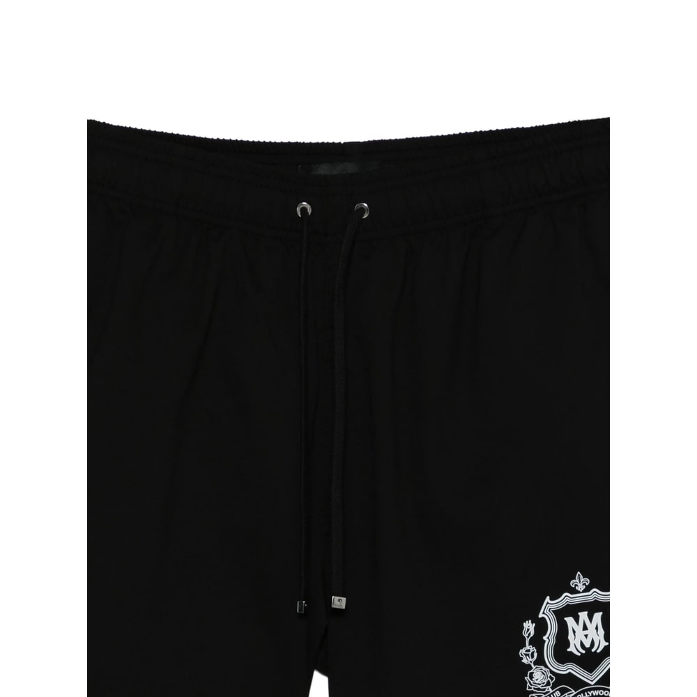 Amiri Drawstring Swimming Trunks In Black