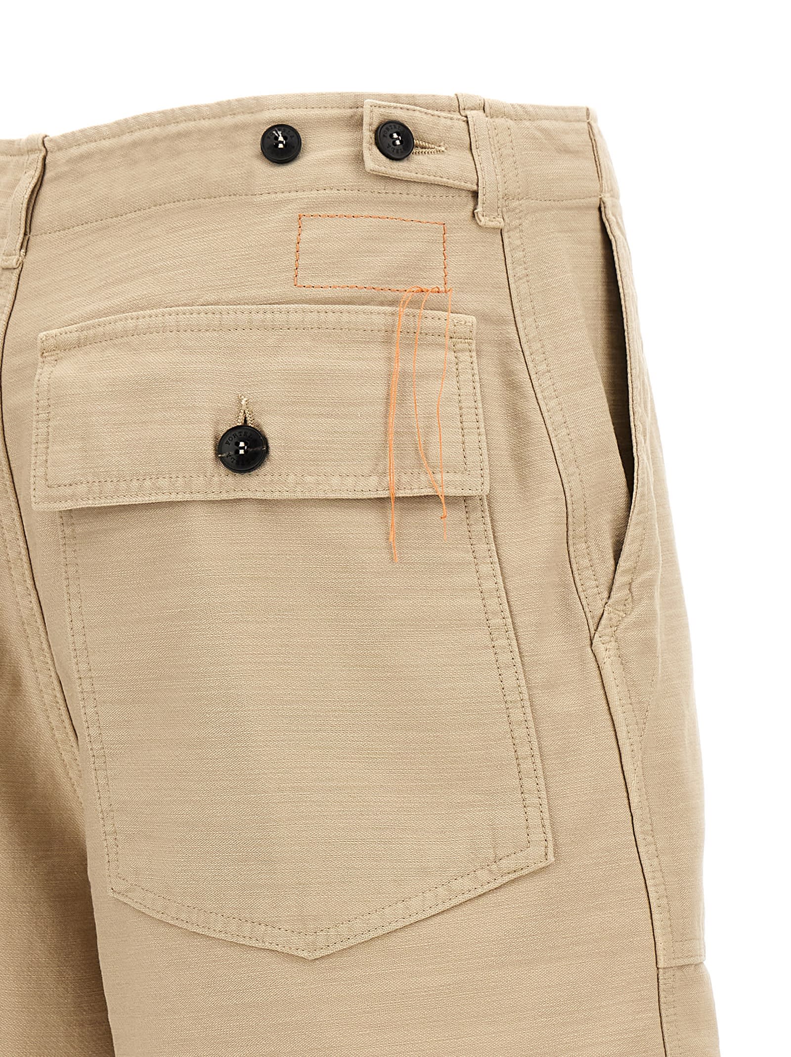 Shop Fortela Jim Bermuda Shorts In Beige