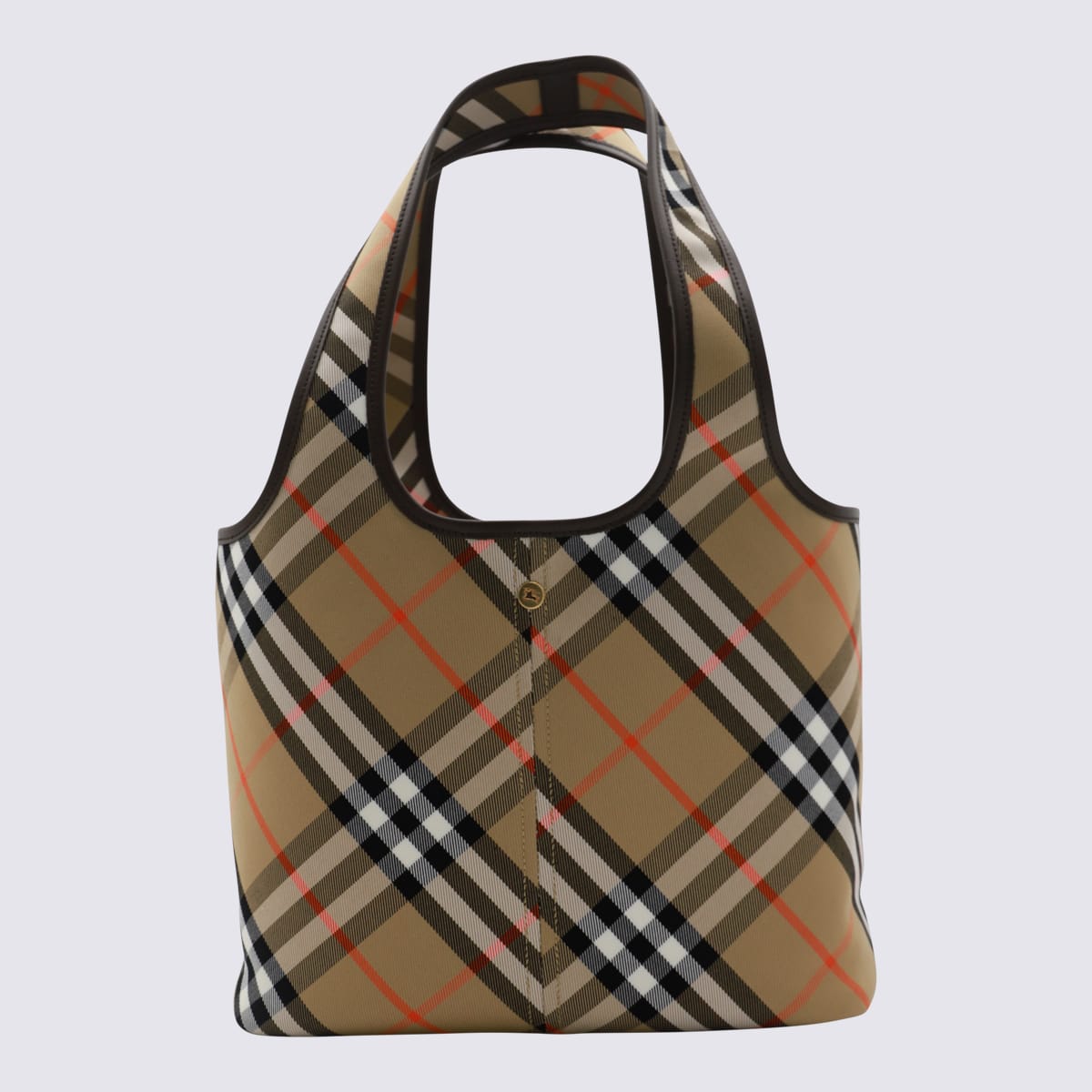 Shop Burberry Sand Cotton Totes