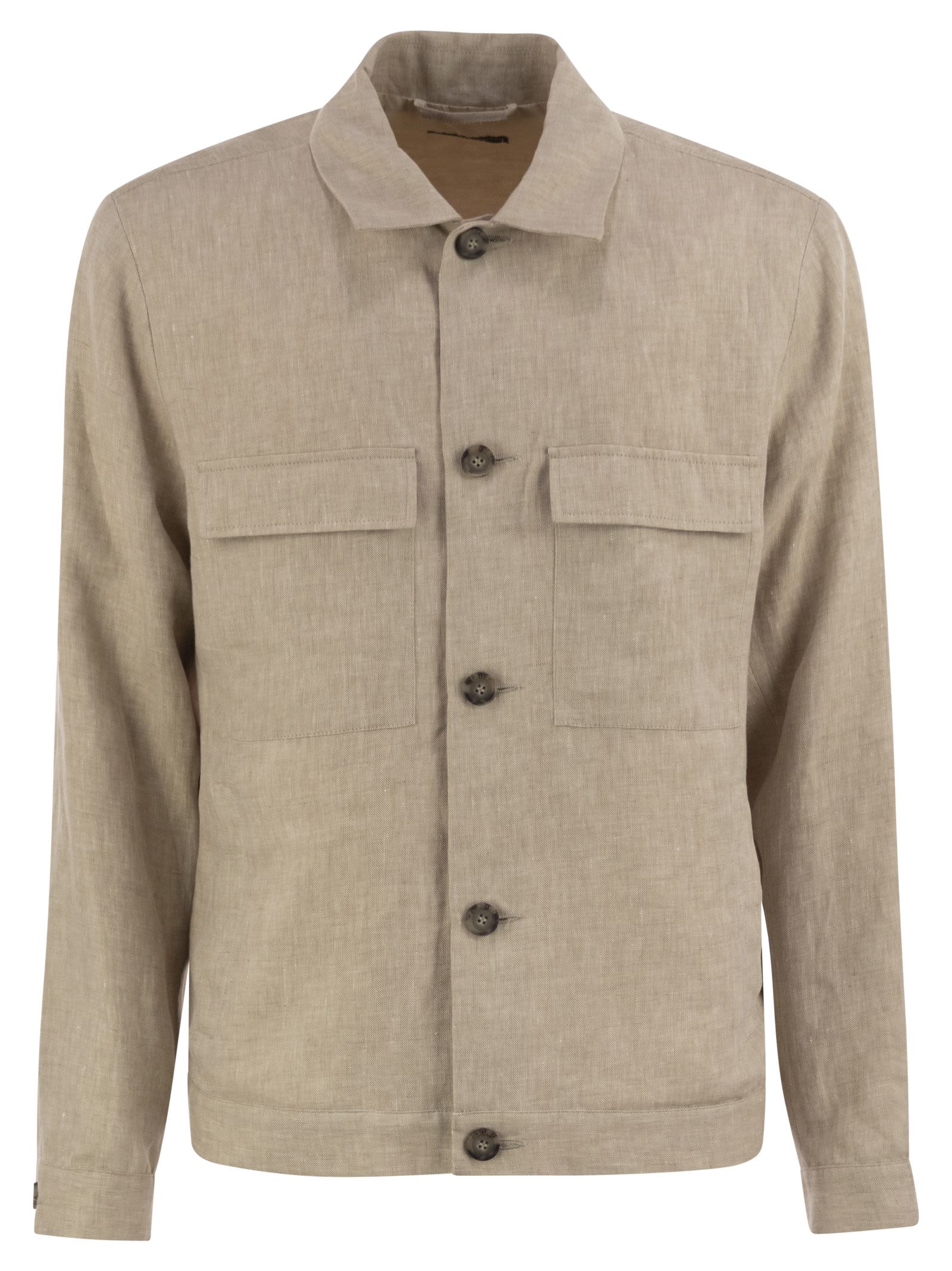 Peserico Pure Linen Overshirt