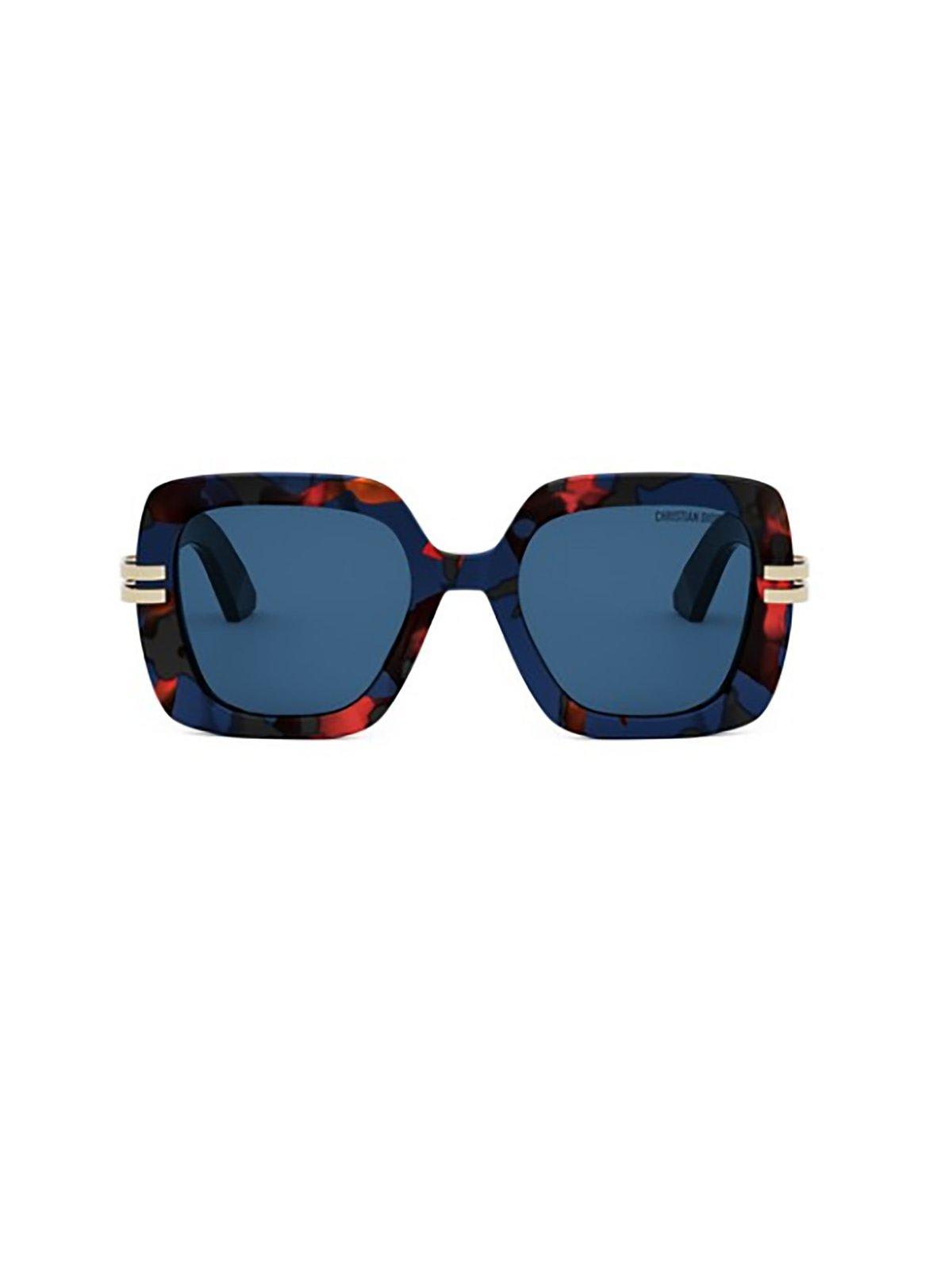 Shop Dior C S2i Square Frame Sunglasses In 28b0