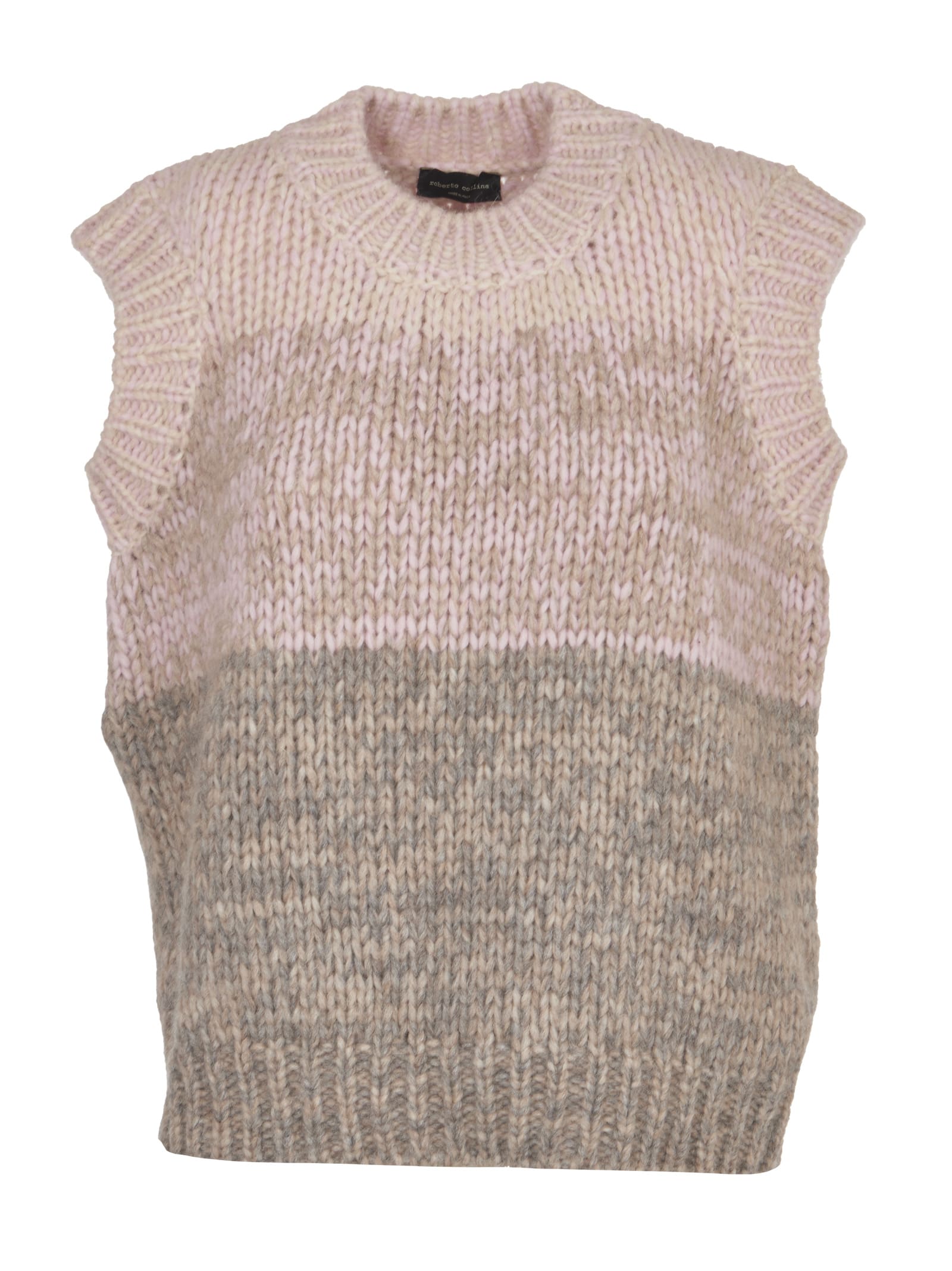 Roberto Collina Pink Wool Vest