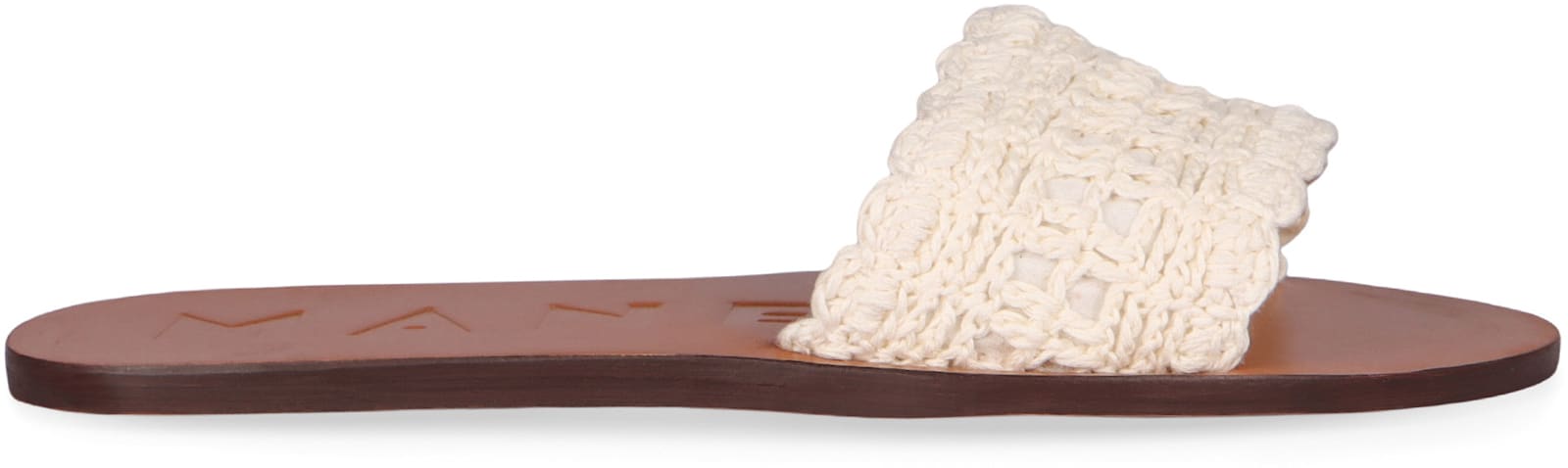 Manebi Manebí Flat Sandals In White