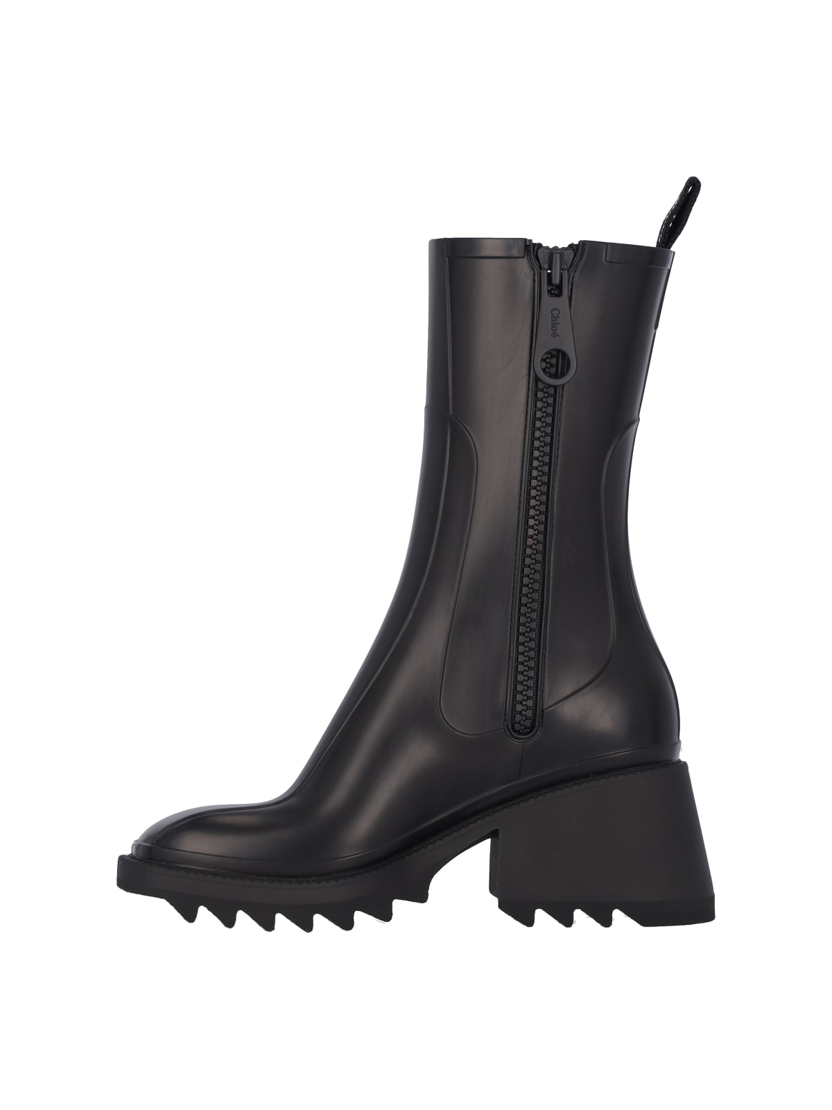 Shop Chloé Betty Wellies In Black