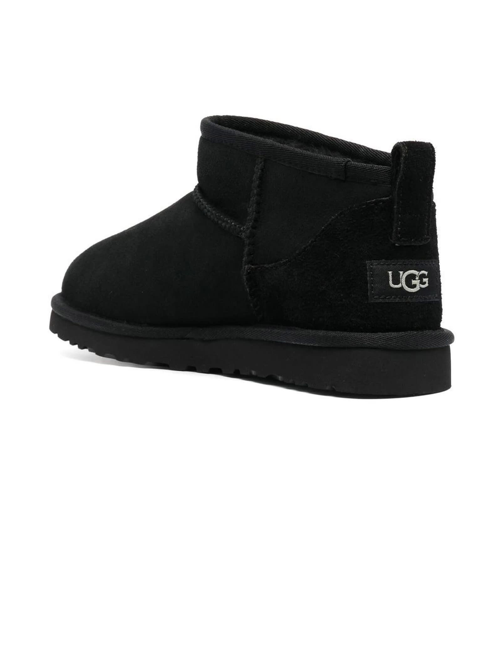 Ugg Australia Classic Ultra Mini Boots In Black