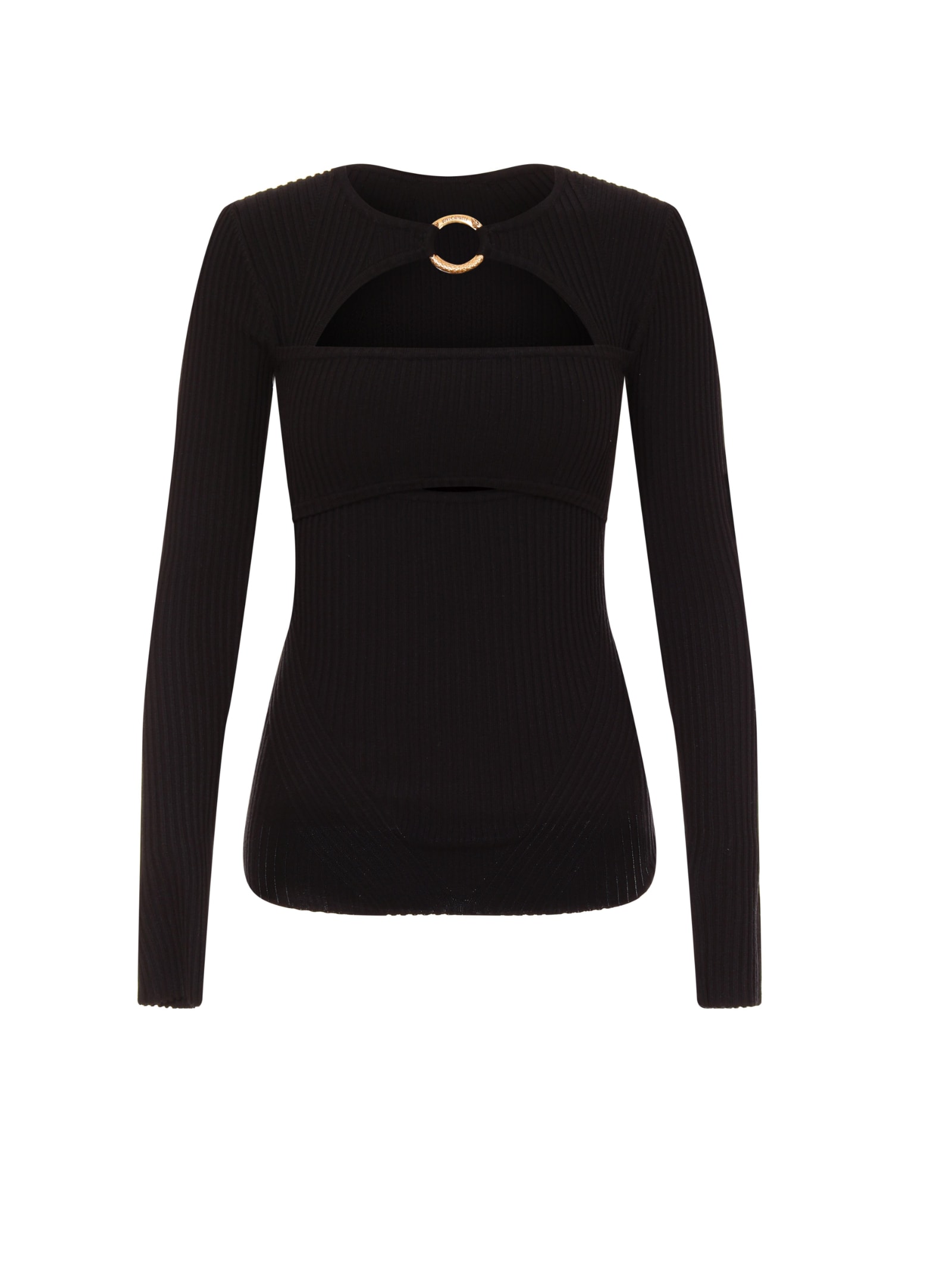 Roberto Cavalli Just Cavalli Sweater With Long Sleeves In Black