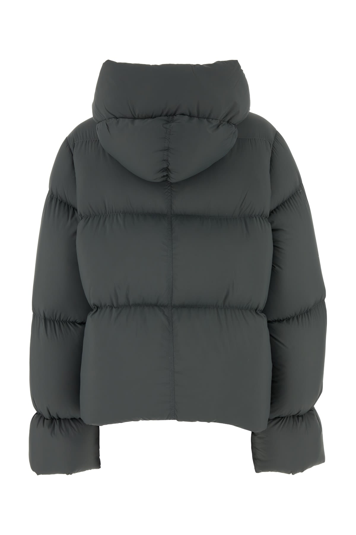 Bacon Hooded Puffer Jacket In Gray