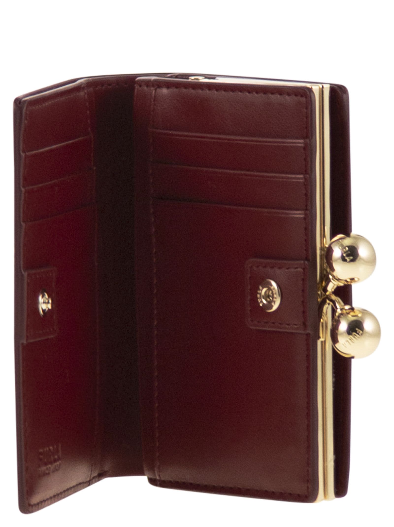 Furla Dots - Compact Wallet S In Red