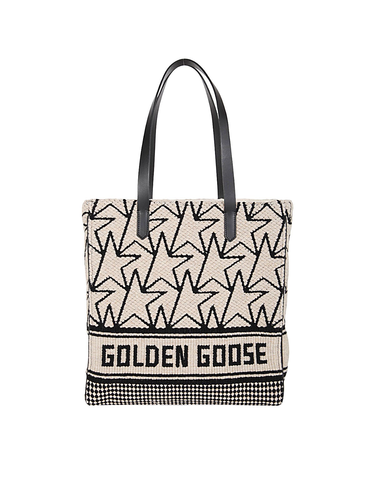 Golden Goose California Bag N S Monogram Wool Jacquard Body