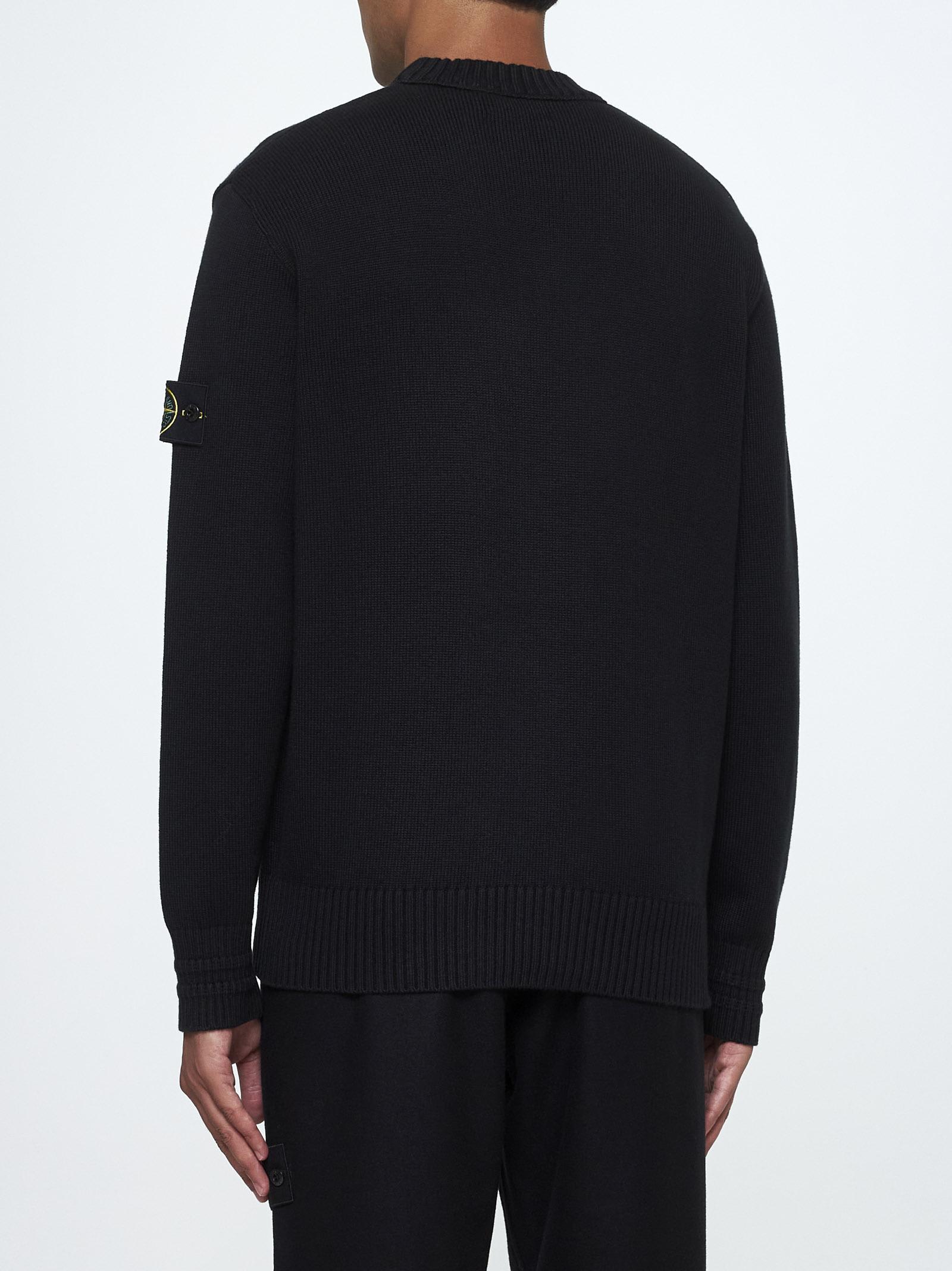 Shop Stone Island Cotton-blend Sweater