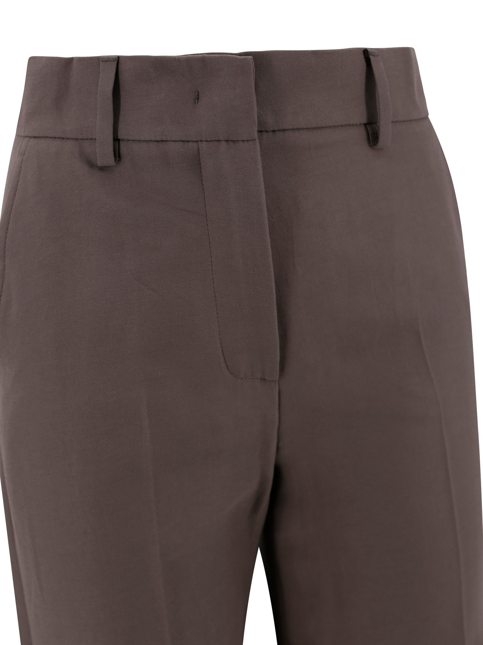 Weekend Max Mara Palazzo Pants In Brown