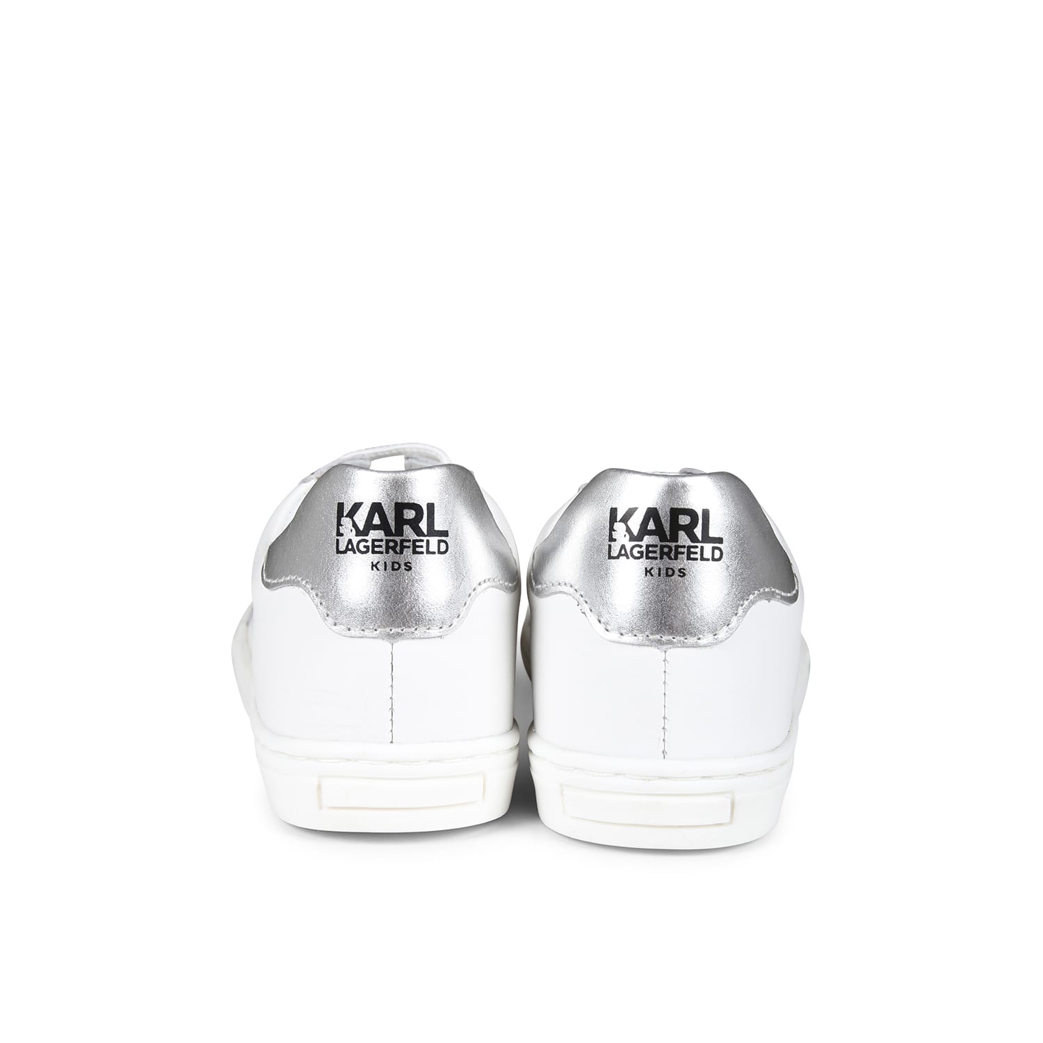 Shop Karl Lagerfeld White Sneakers For Girl With Choupette