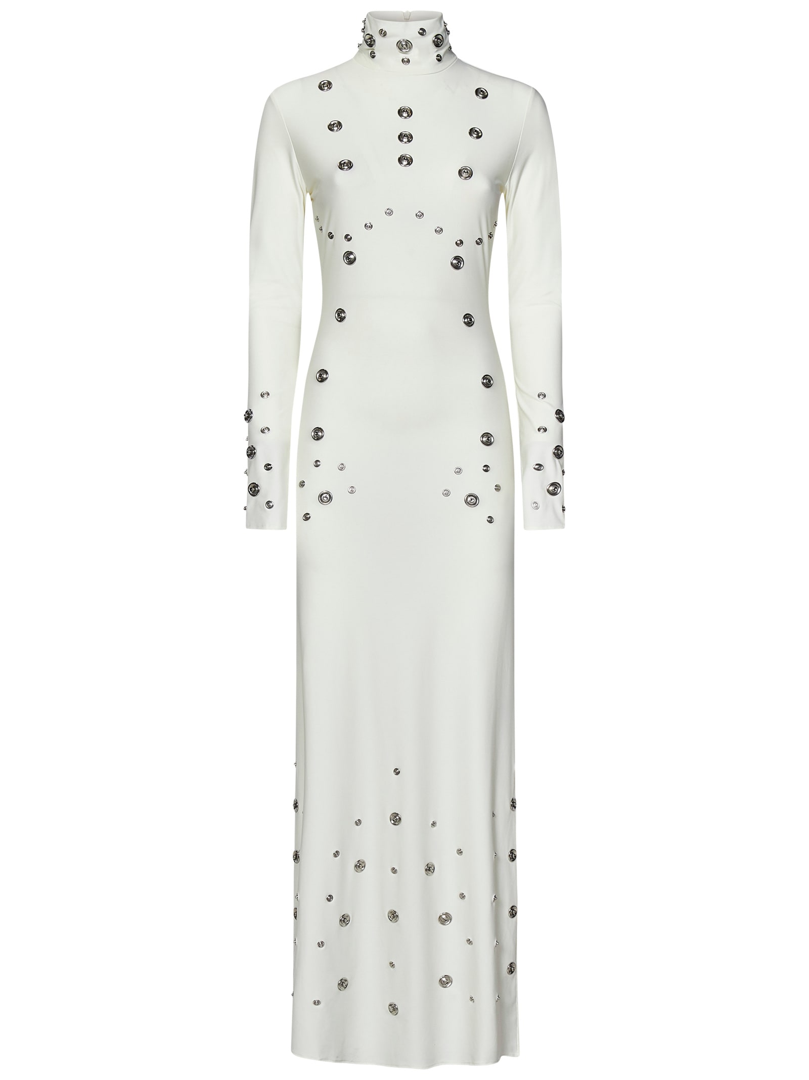 Shop Coperni Long Dress In White