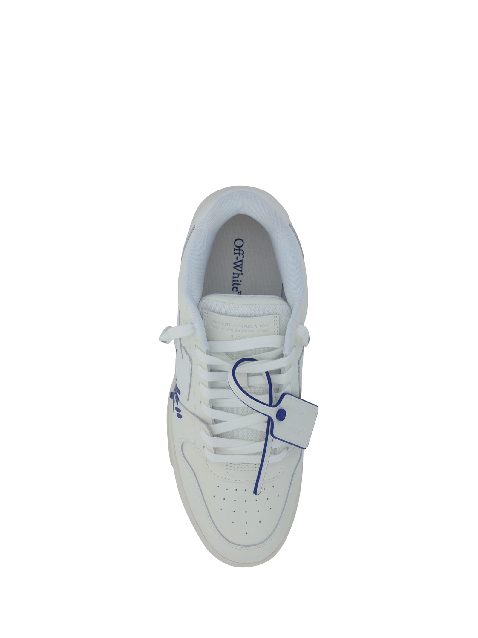 Shop Off-white Out Of Office For Walking Sneakers In Clear Blue