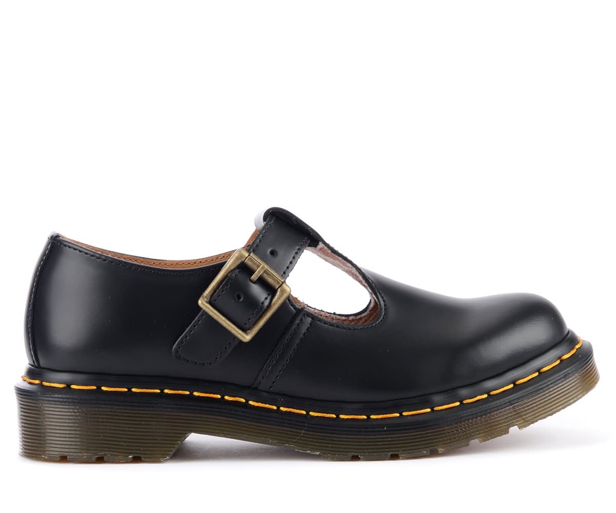 Dr. Martens Polley In Black Leather