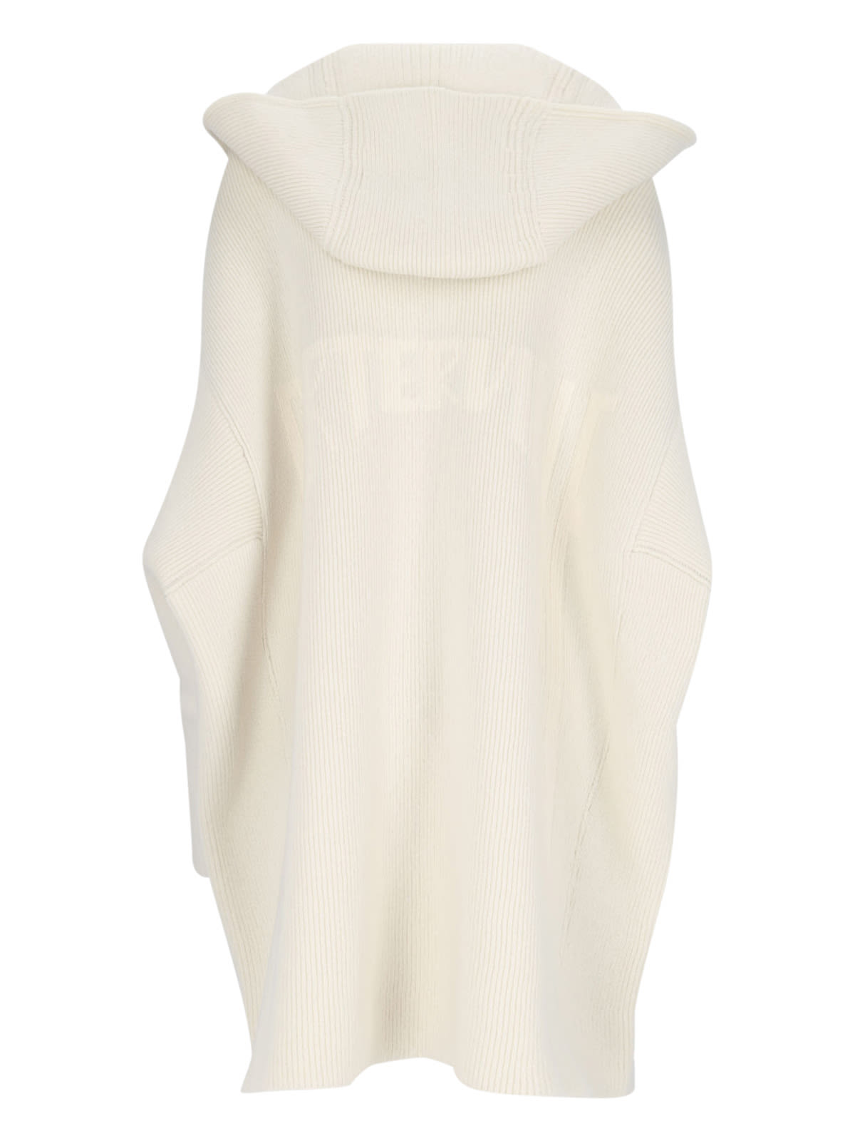 Shop Rick Owens Hooded Cardigan In Crema