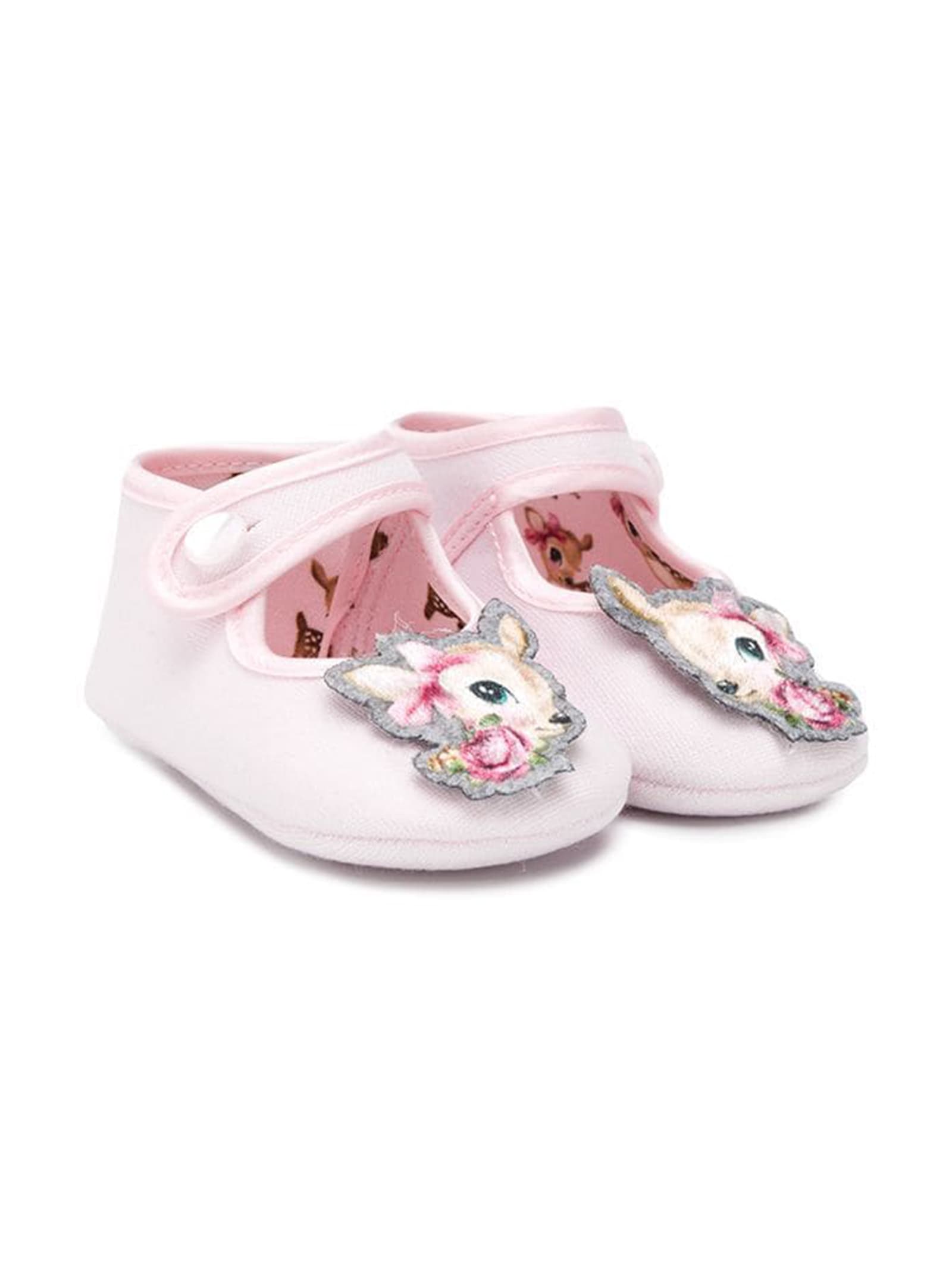 Monnalisa Monnalisa Pink Baby Shoes 