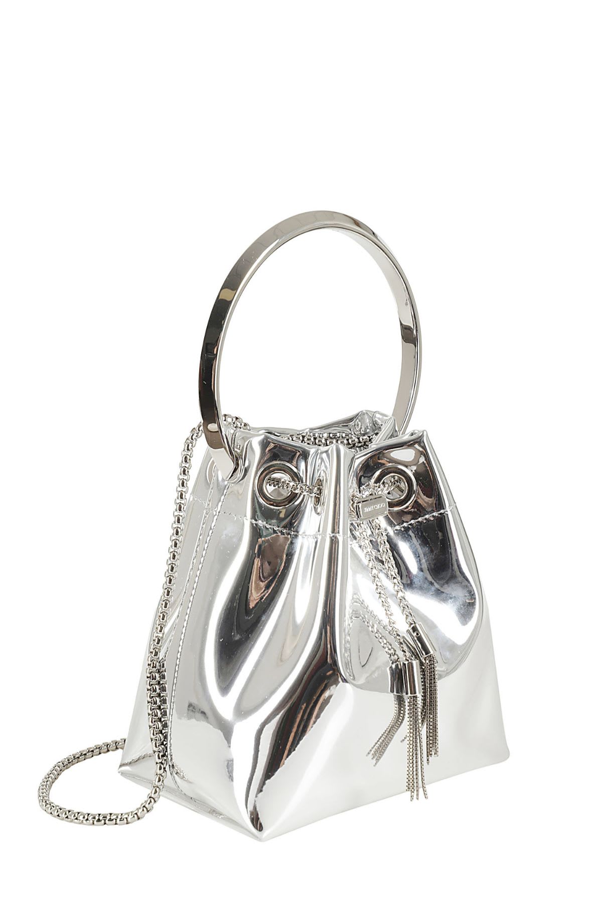 Shop Jimmy Choo Bon Bon In Silver