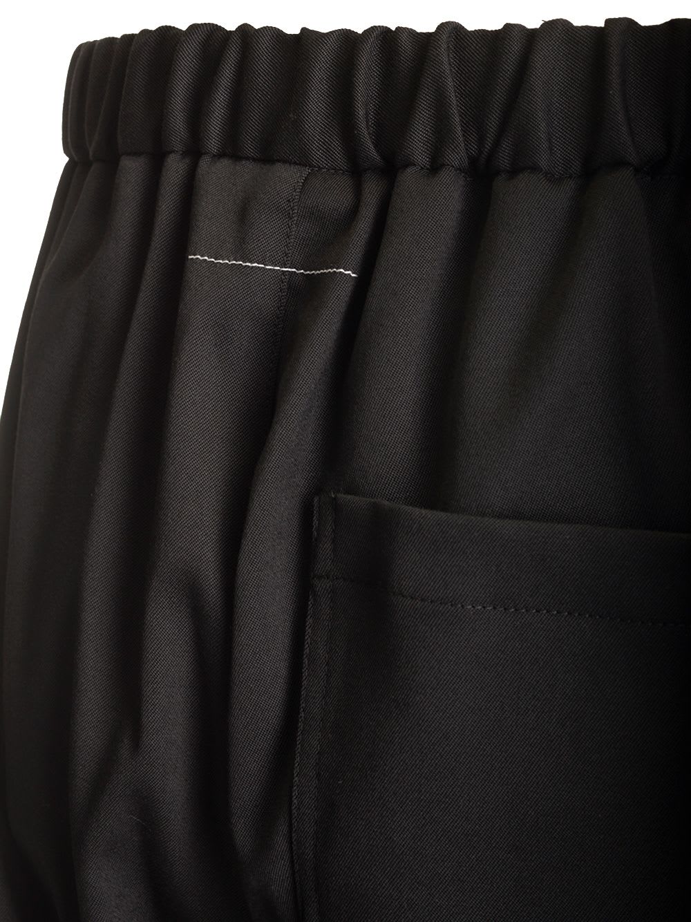 Elastic Waist Tailored Trousers