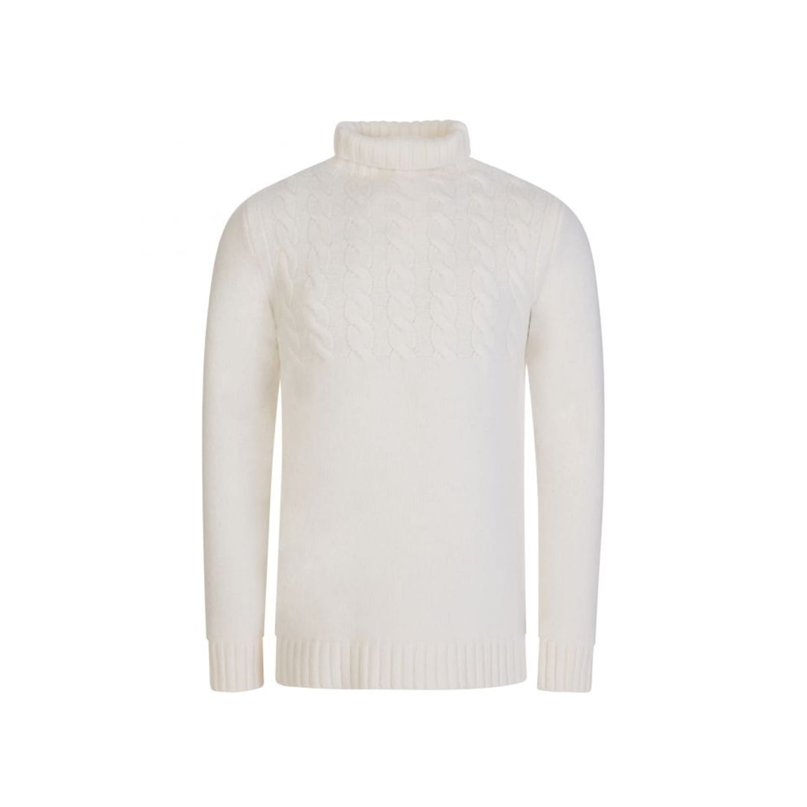 Shop Maison Margiela Wool Sweater In White
