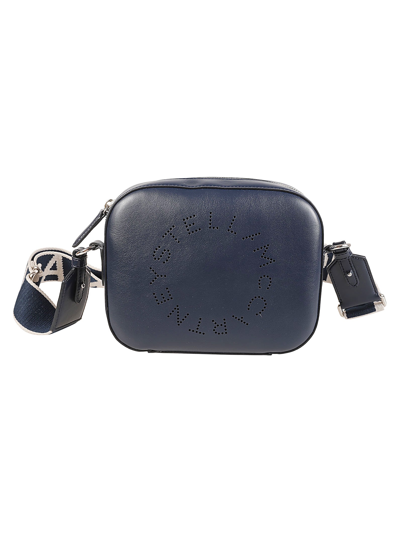 STELLA MCCARTNEY SMALL EMBOSSED CAMERA SHOULDER BAG 