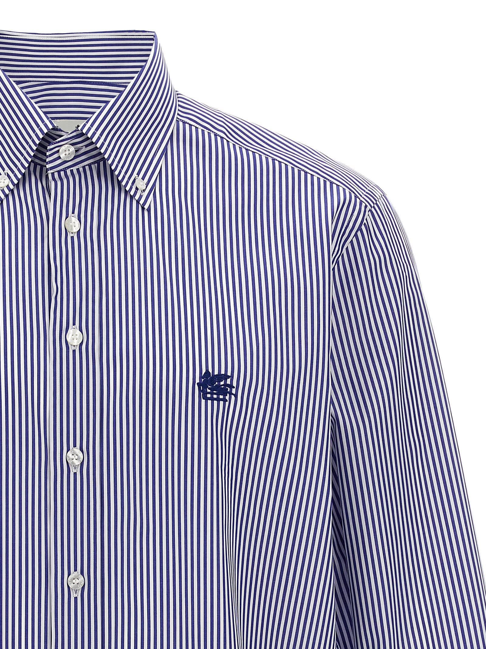 ETRO PEGASO STRIPED SHIRT