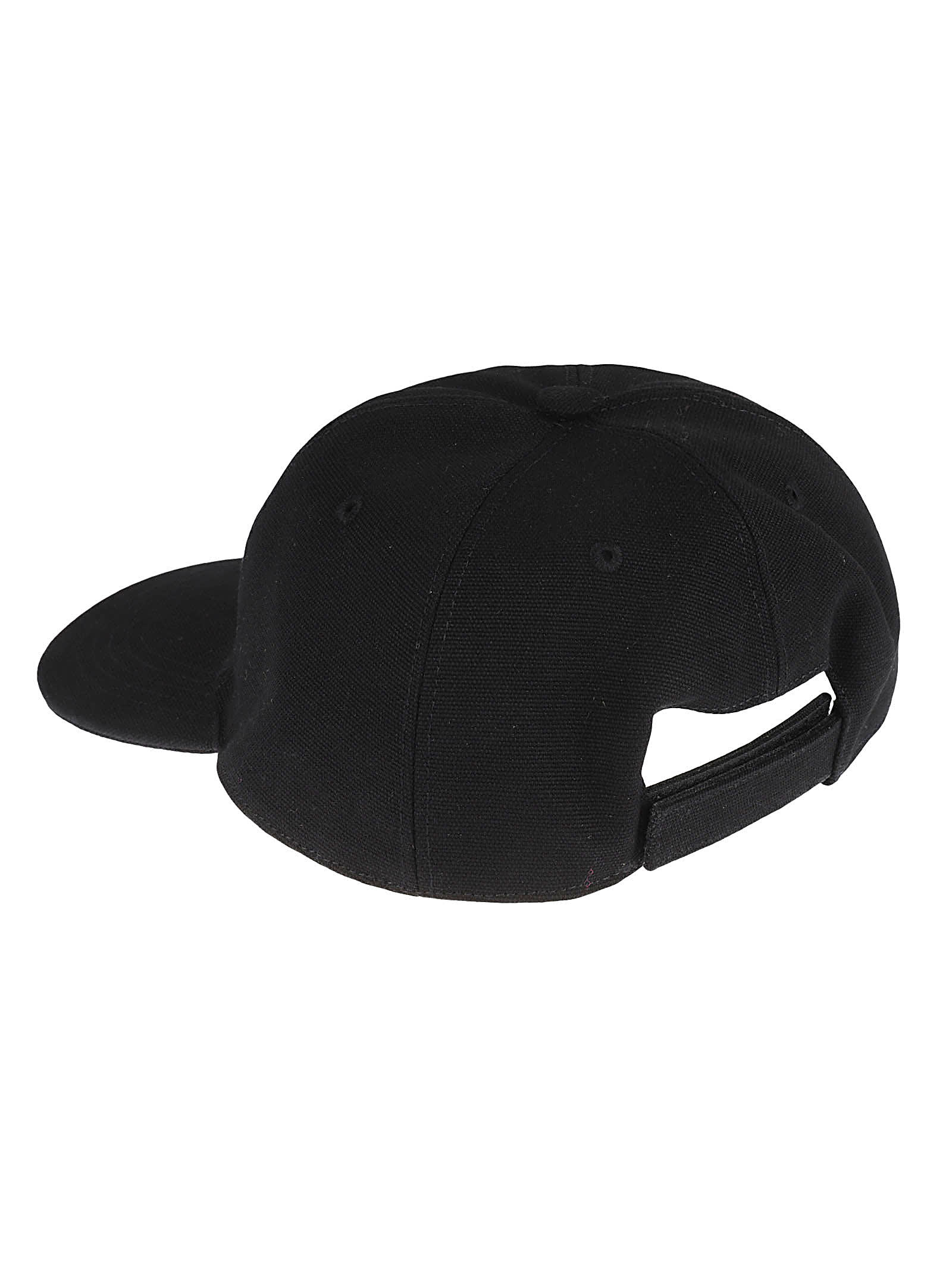 Shop Stella Mccartney Logo Embroidered Cap In Ultra Black